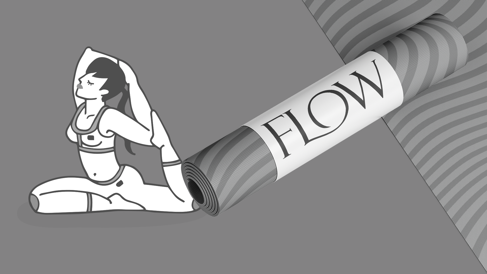 Identidade Visual - Yoga Flow - Estúdio