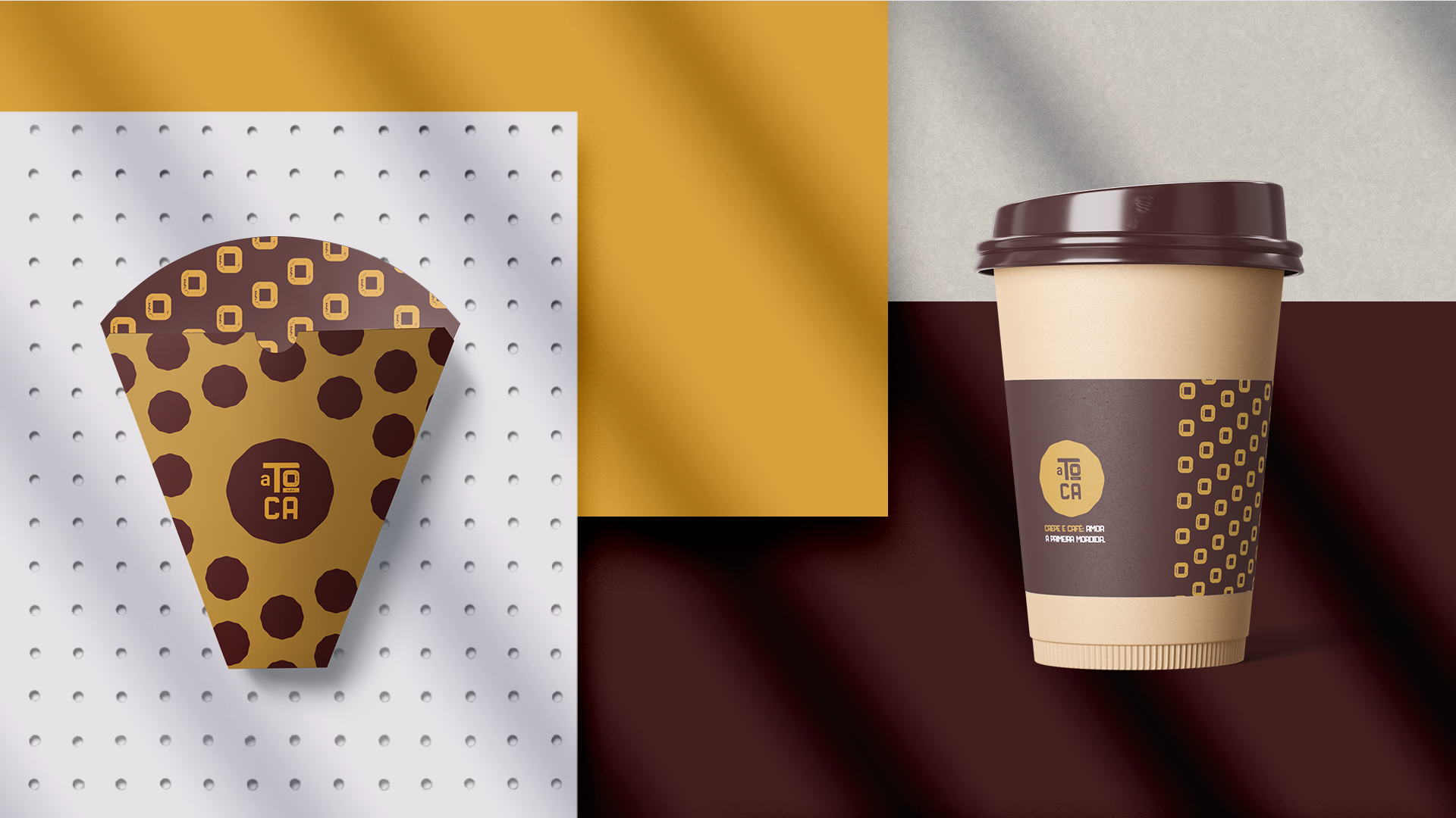 Identidade Visual - a Toca - Creperia