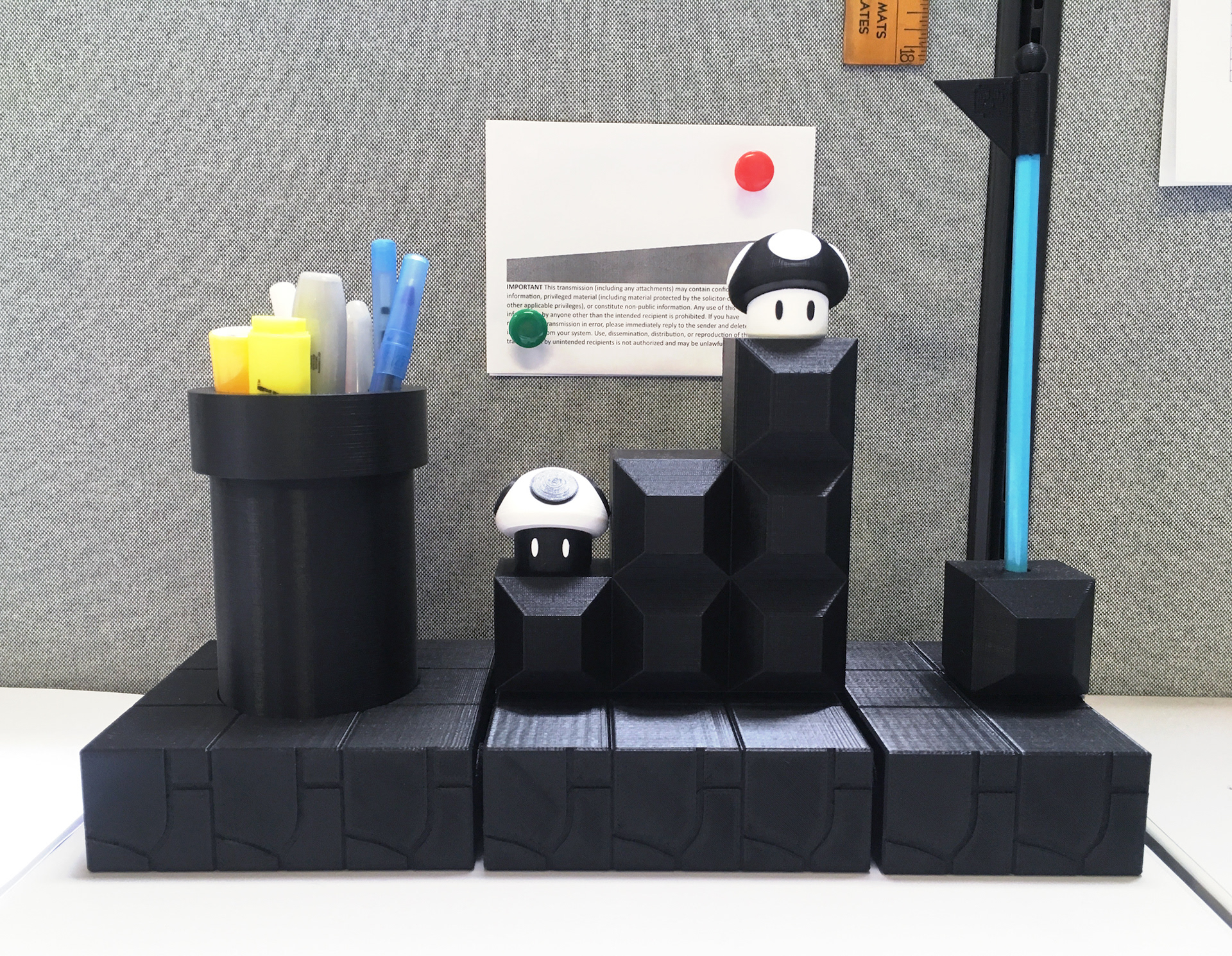 Mario desk organizer