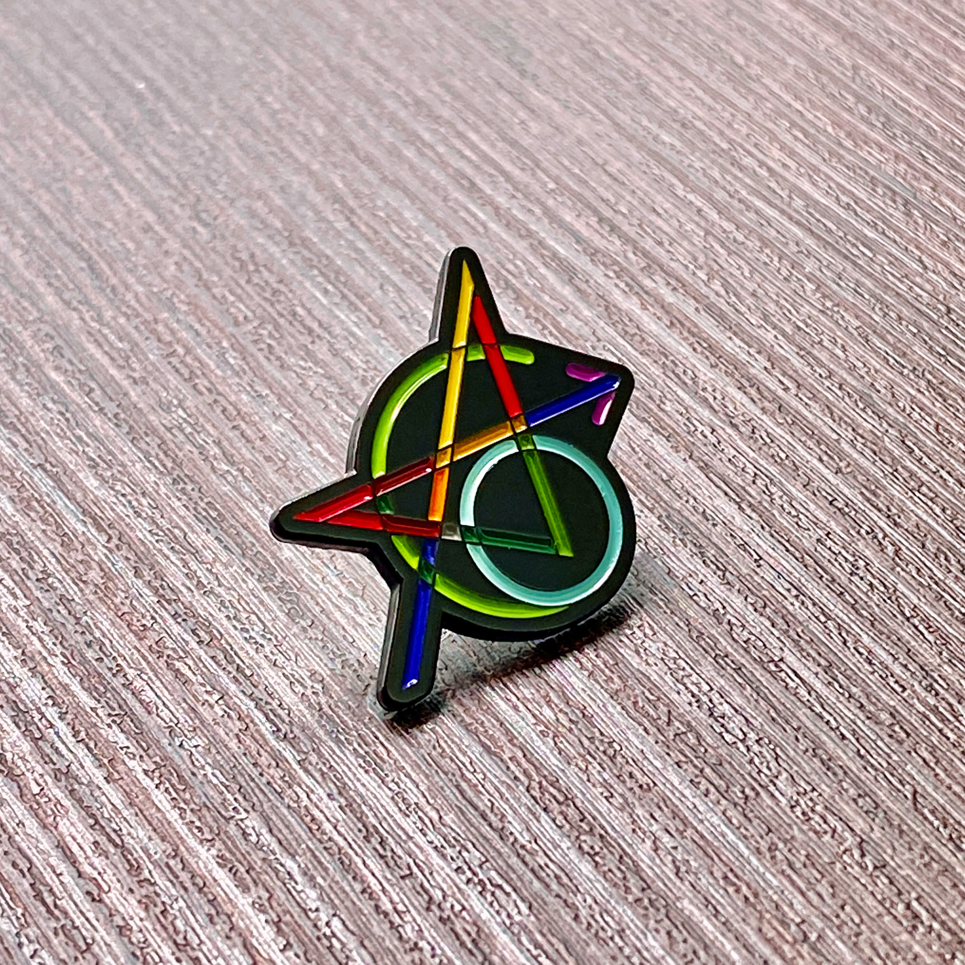 The Original 6 Enamel Pin, Alternate Version