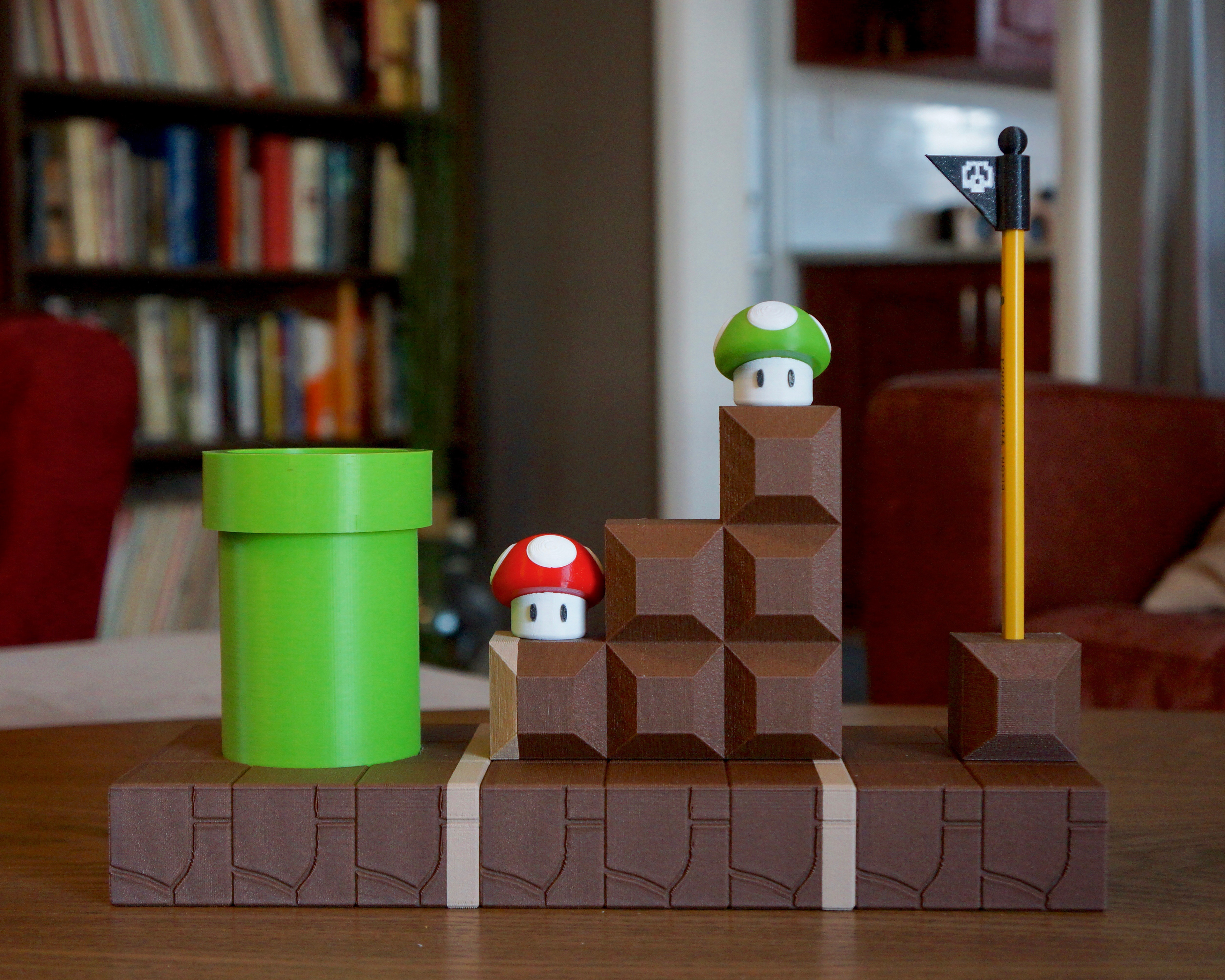 Mario desk organizer (colour)