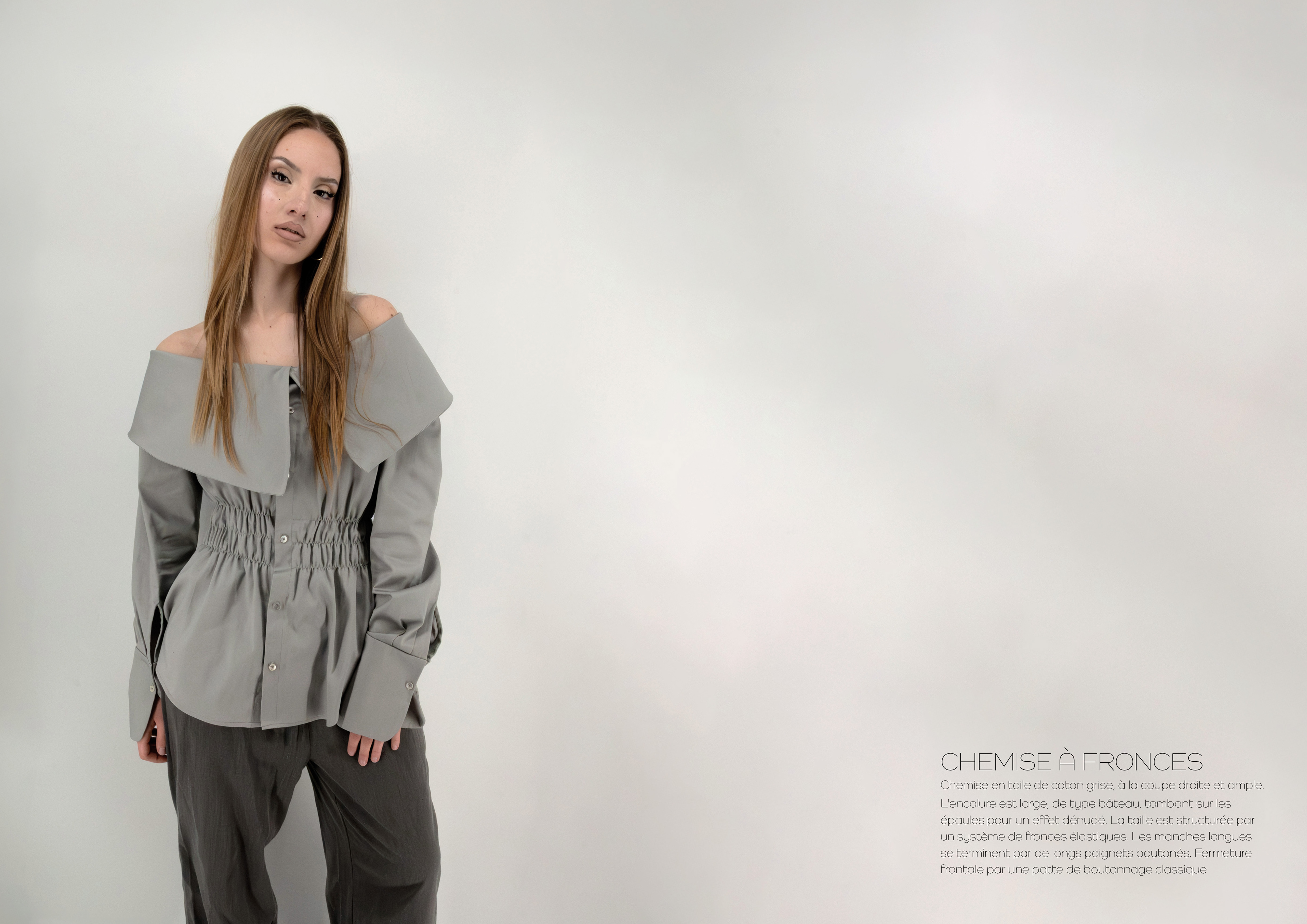 Chemise asymétrique