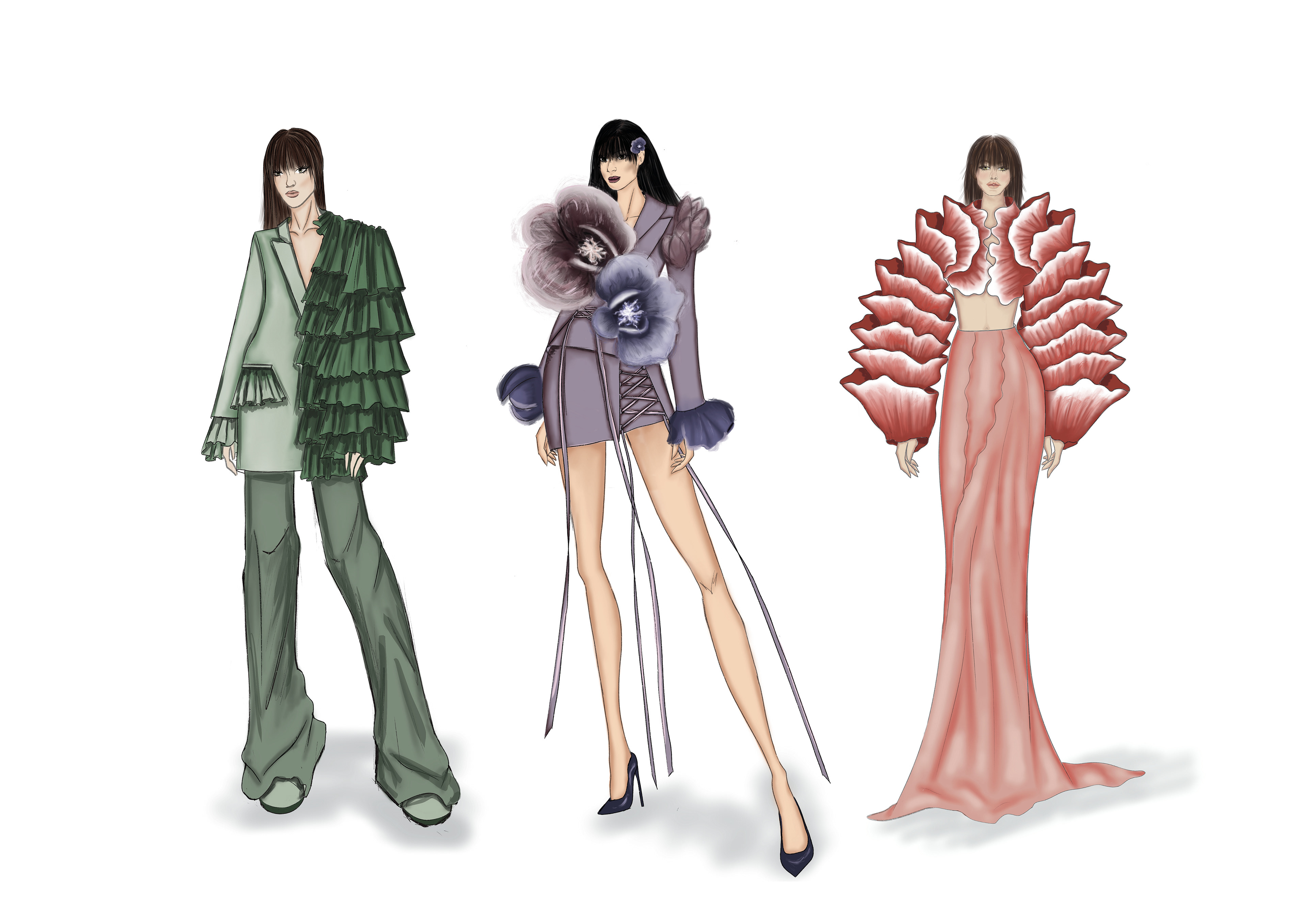 Un look de jour, un de cocktail et un de soirée