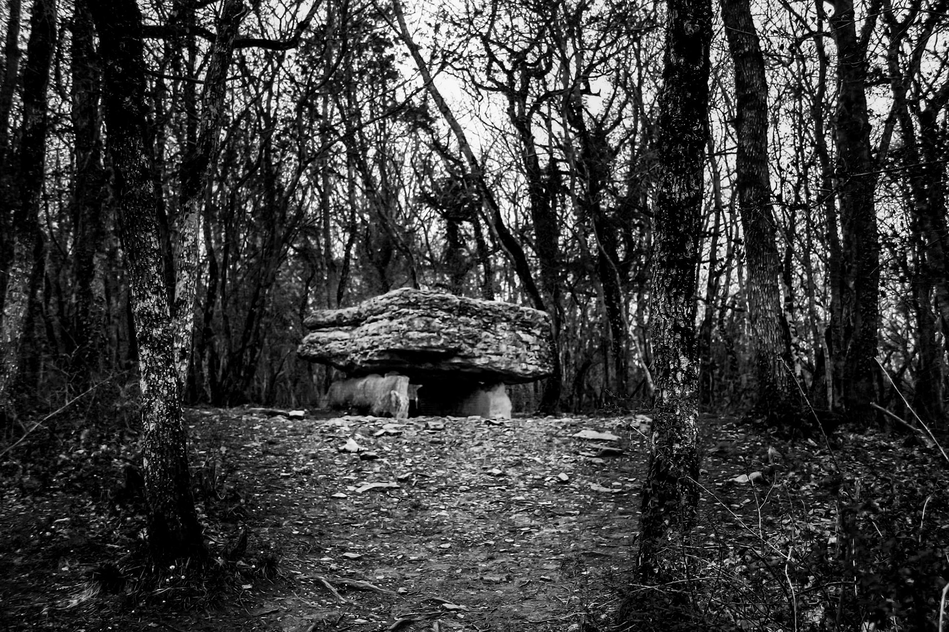 Dolmen du Lac D'Aurie. Limogne-en-Quercy, Lot. August 2017