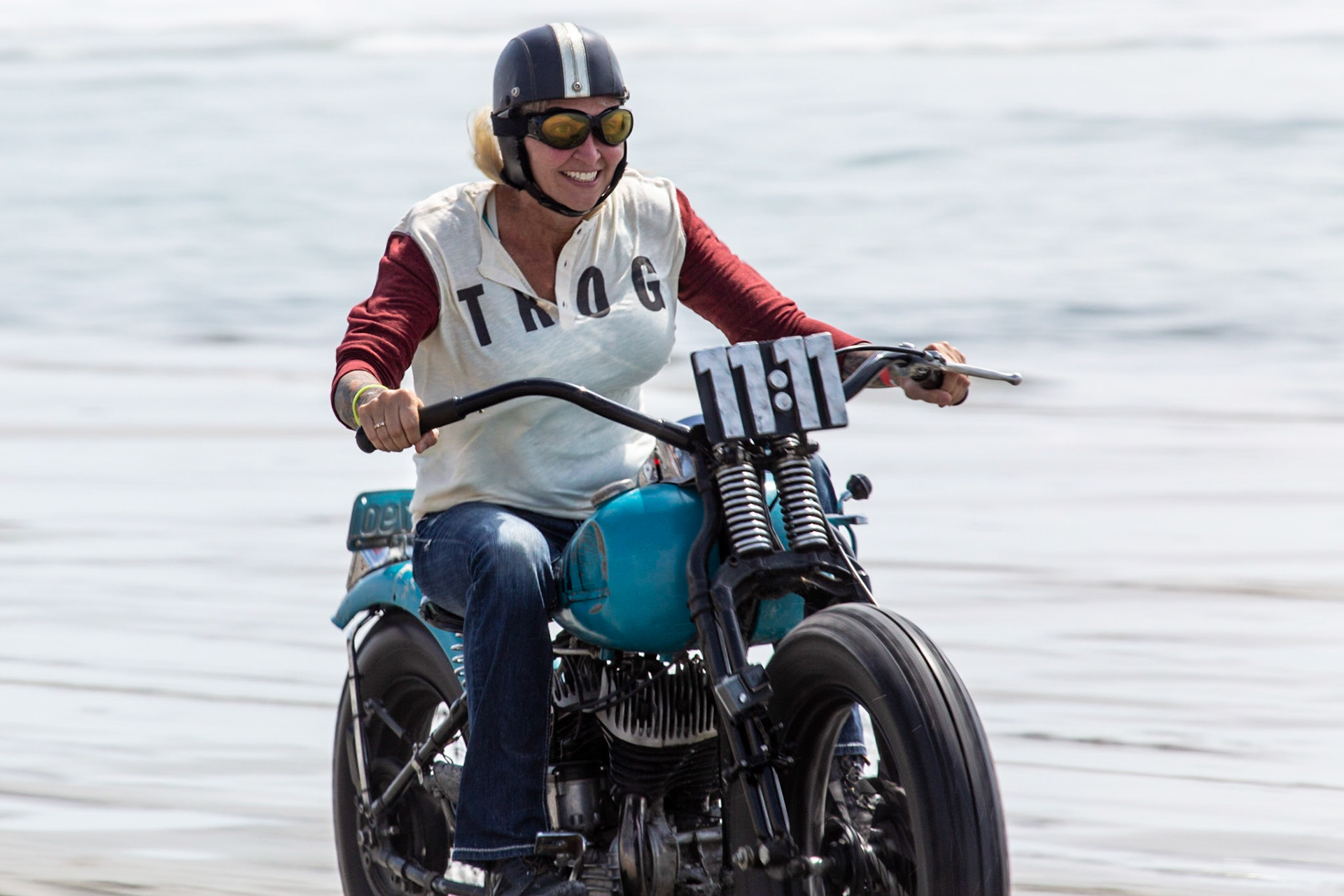 Harley Davidson - I've not retouched her eyes at all. I think she was enjoying herself!