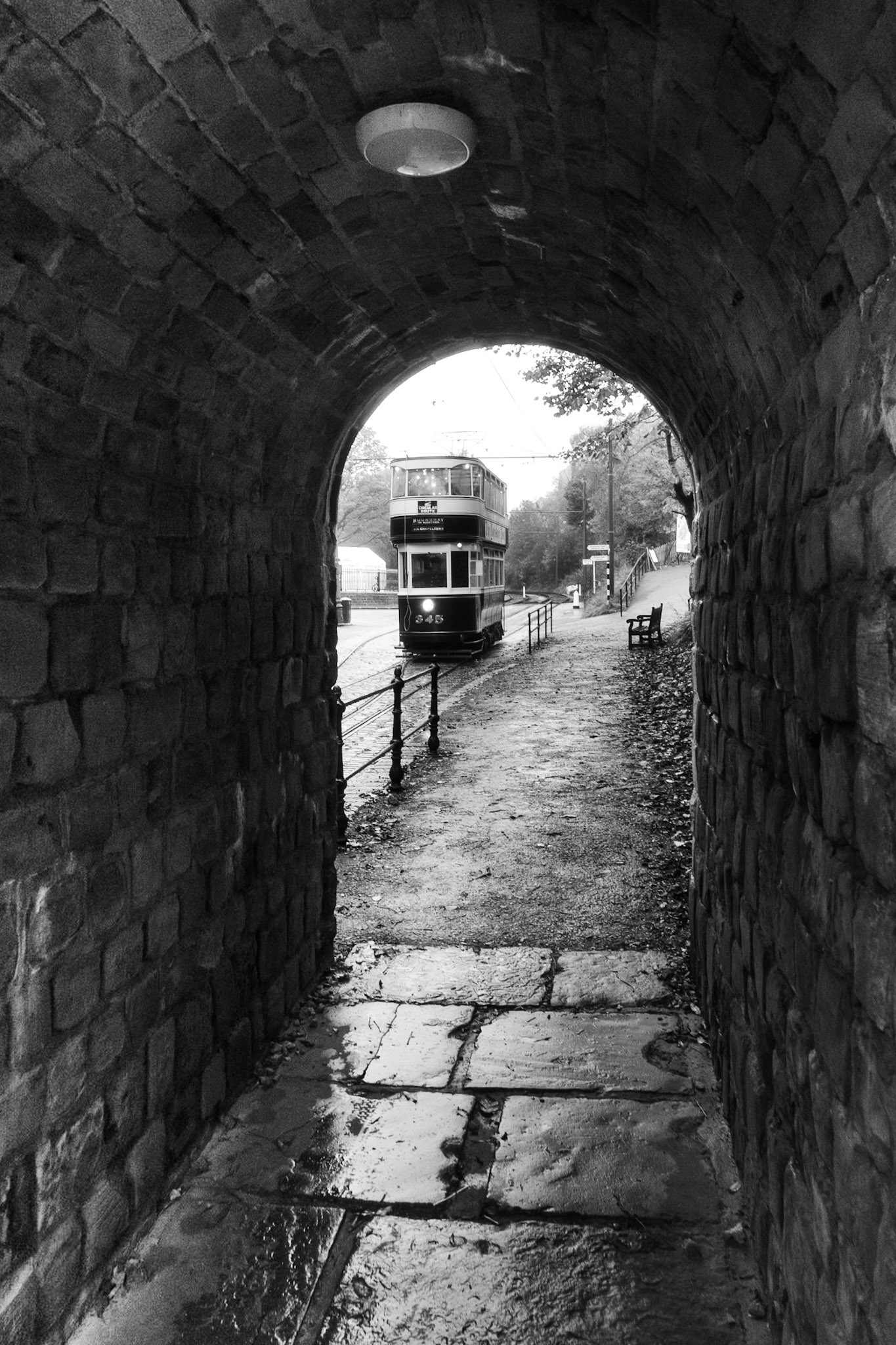Crich Tramway Village, Derbyshire. October 2019.