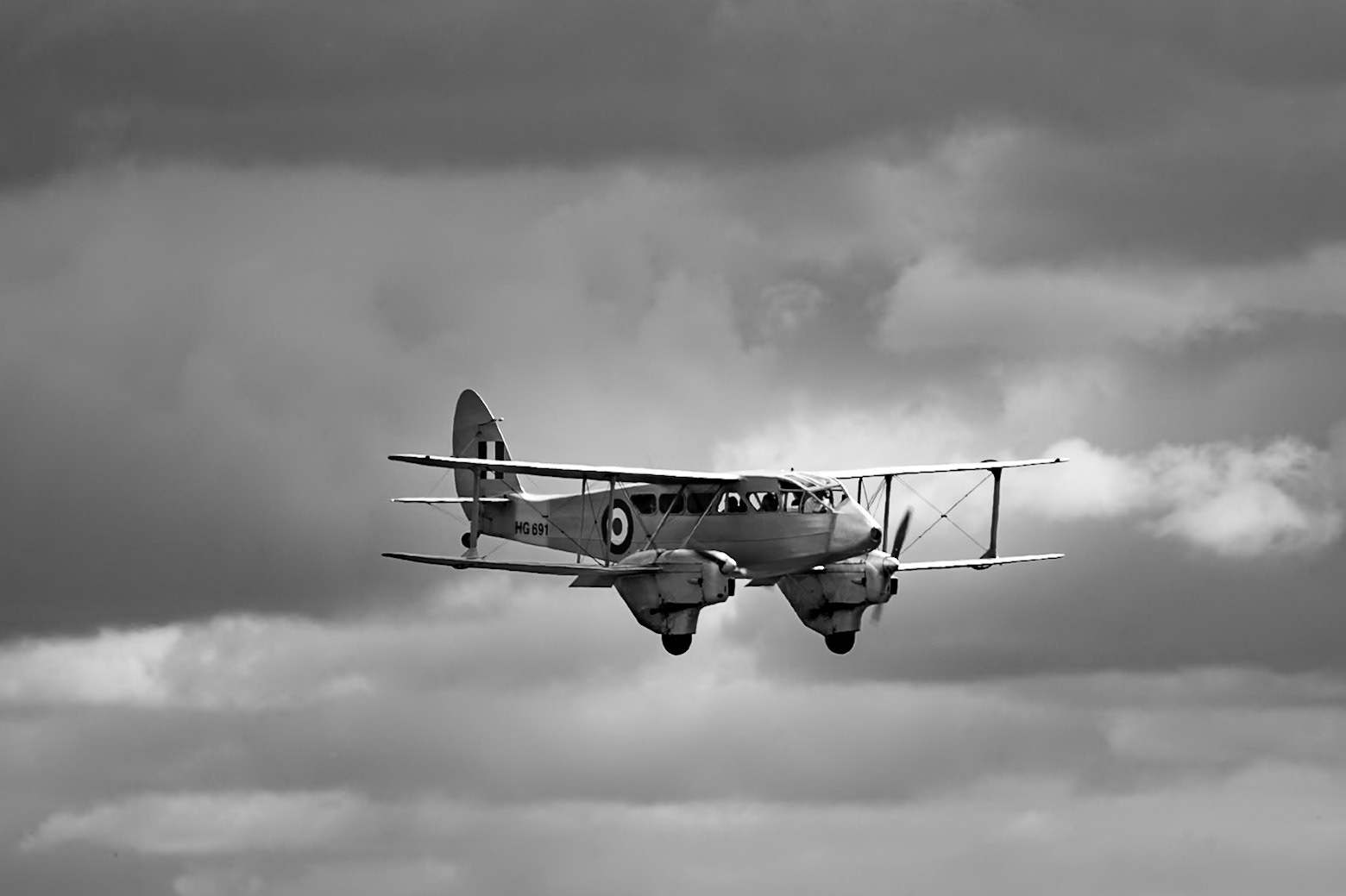DeHavilland - Dragon Rapide. Imperial War Museum Duxford. August 2014