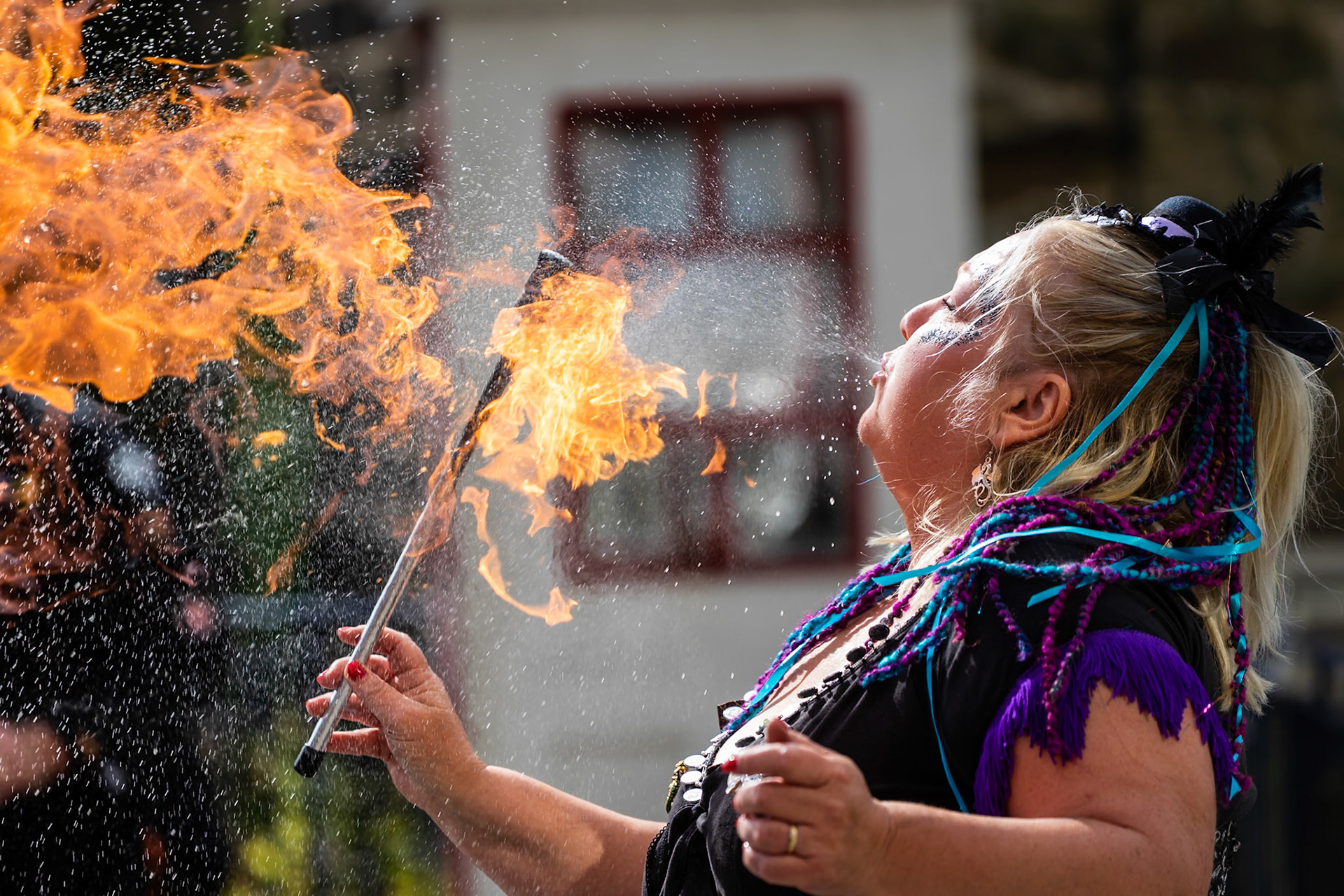 Fire! Crich Tramway Village, September 2019