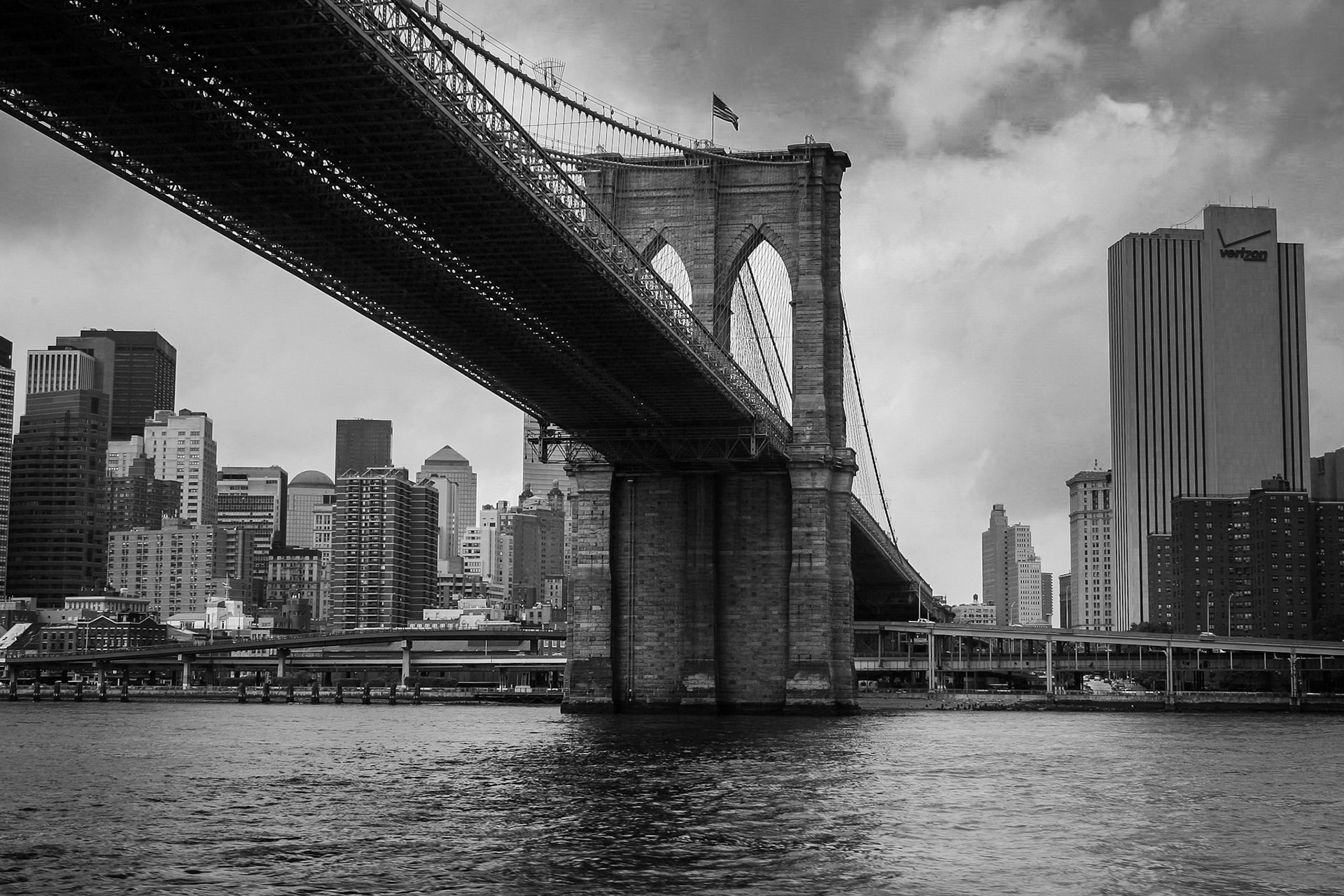 Brooklyn Bridge. Manhattan, New York. August 2006