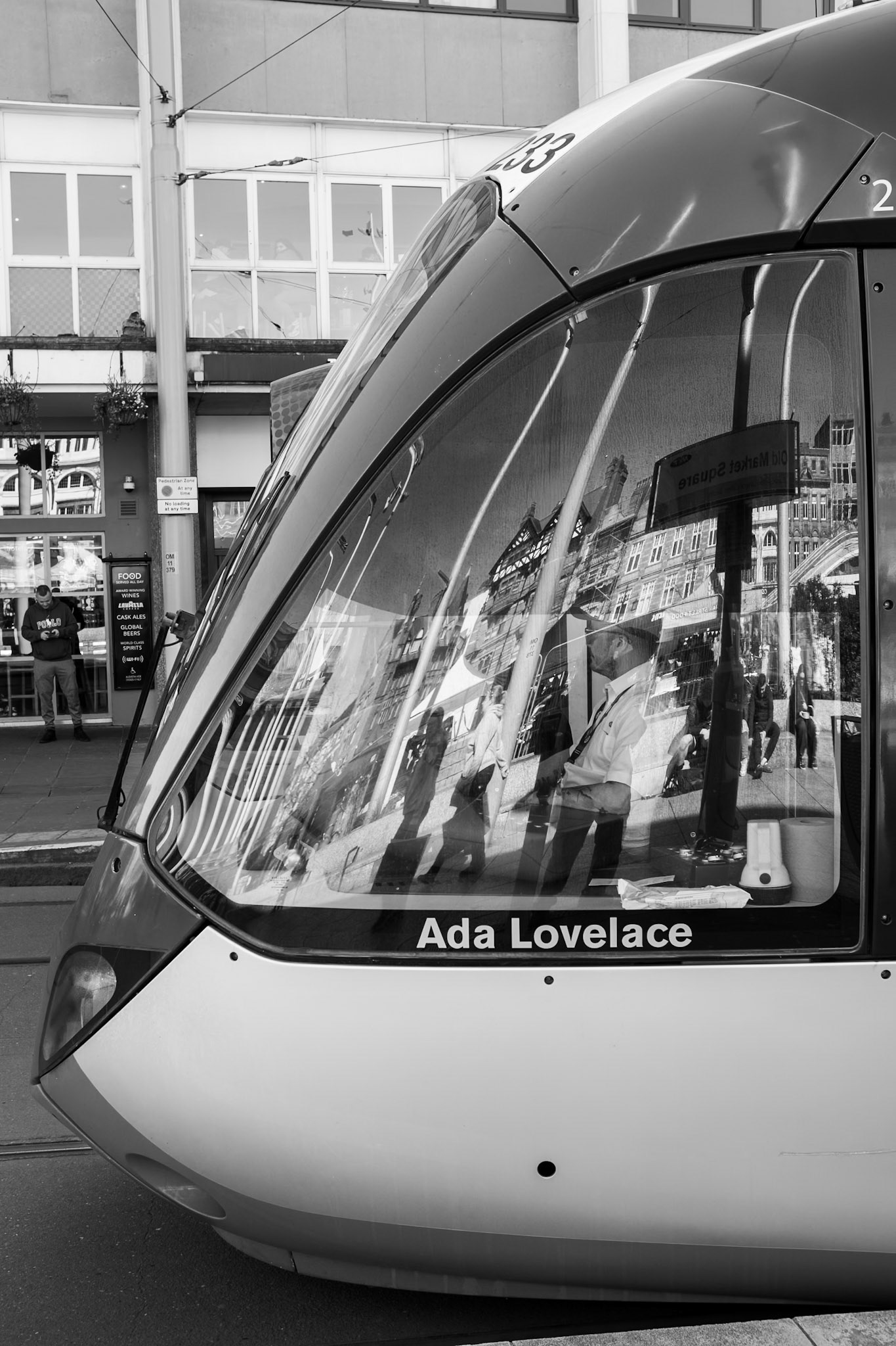 I am a huge fan of Ada Lovelace so it's nice to see a tram named for her. Nottingham. March 2025