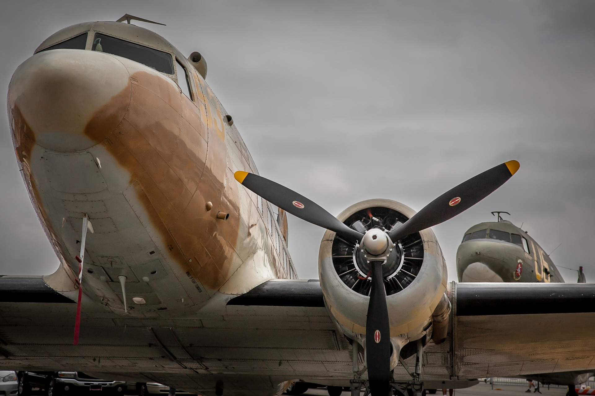 Douglas - C-47 / DC-3. he's behind you!. Planes of Fame Museum, California. May 2011