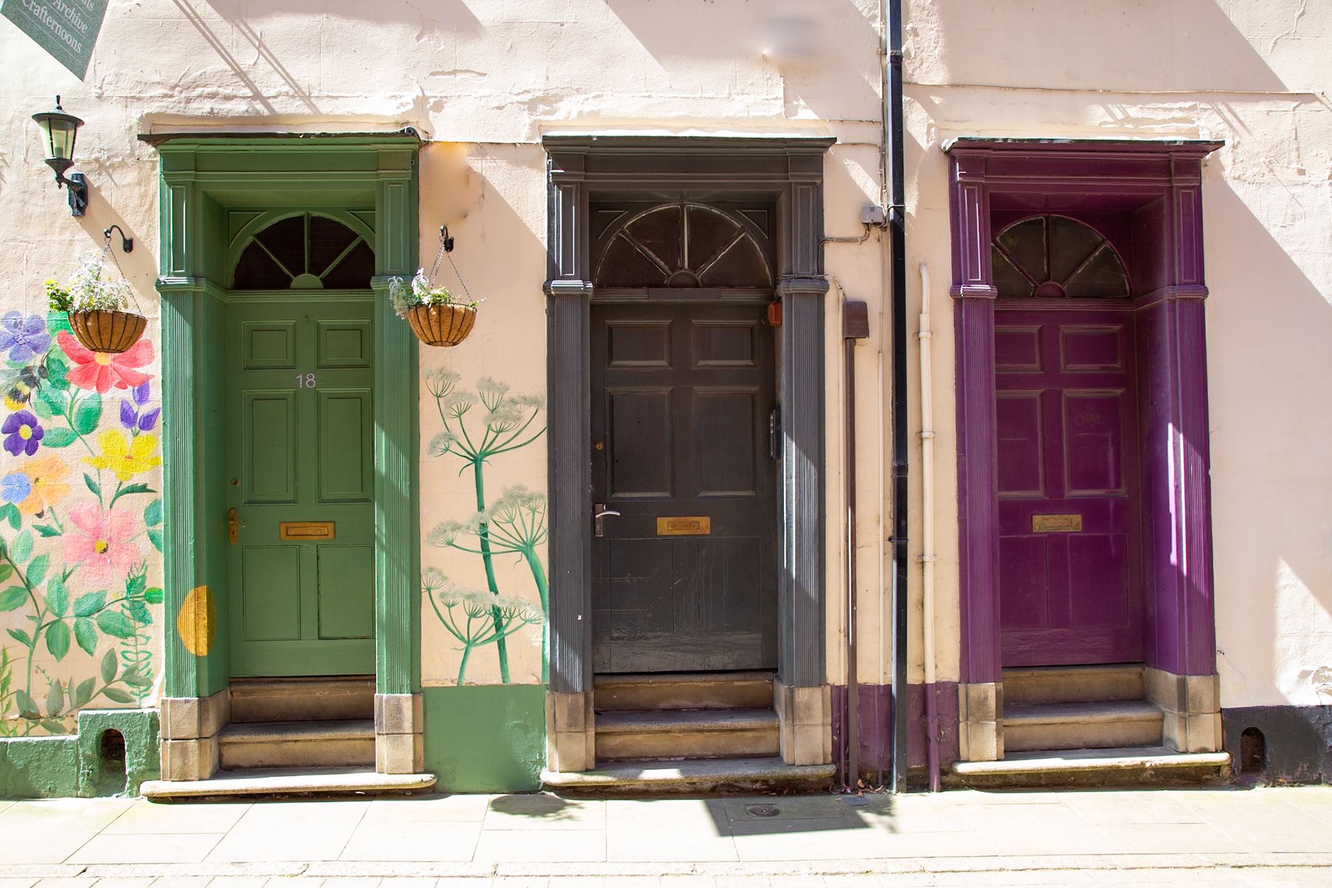 Five Doors. The Lace Market, Nottingham. April 2023.