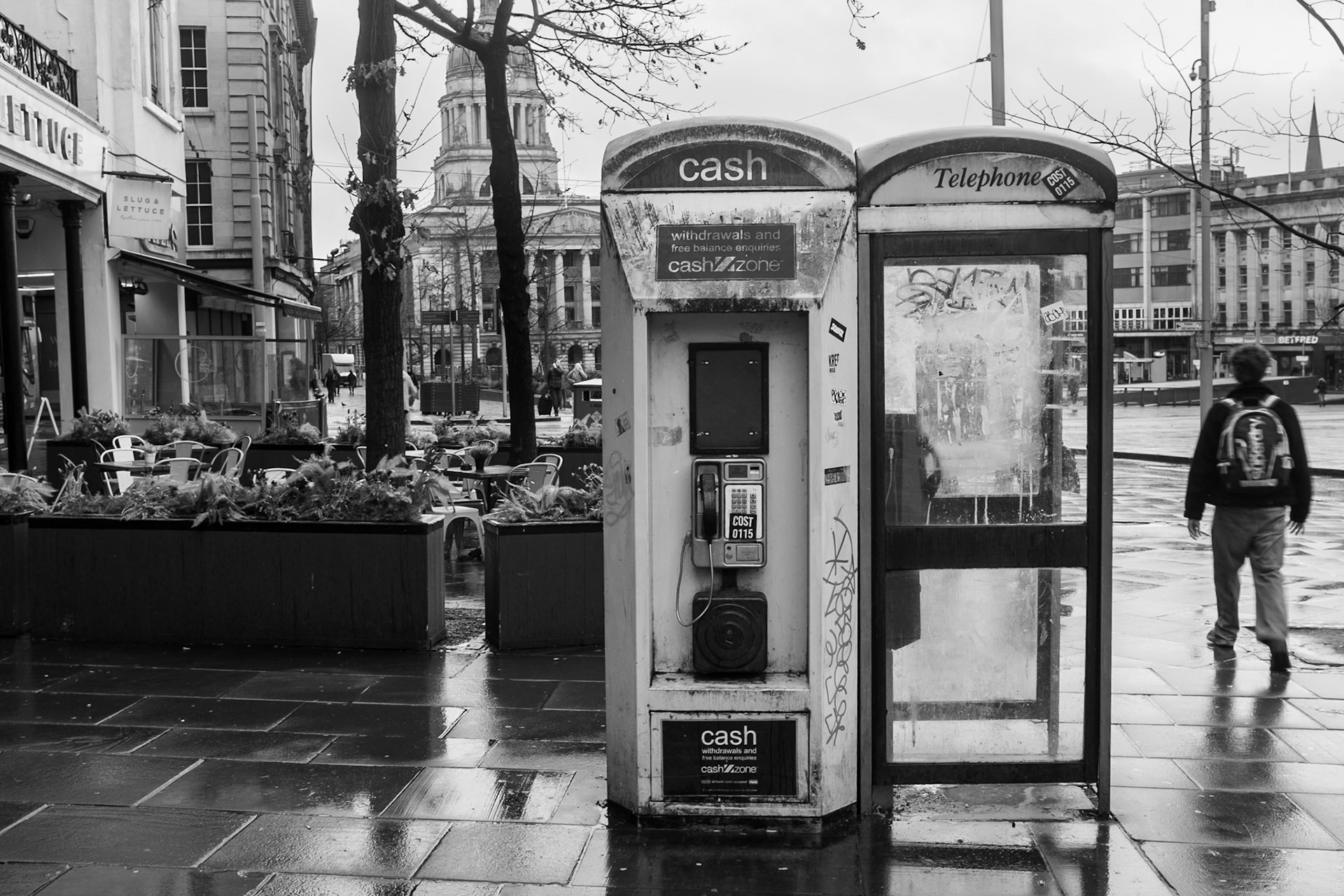 The Old Market Square. Nottingham. January 2025