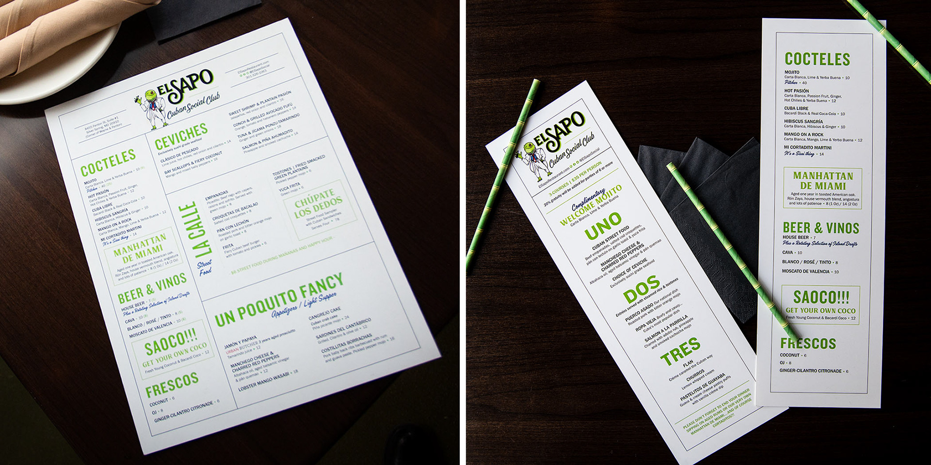 El-Sapo-Cuban-Restaurant-Menu-Design