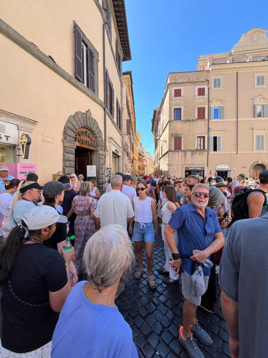 Did I mention it was crowded?