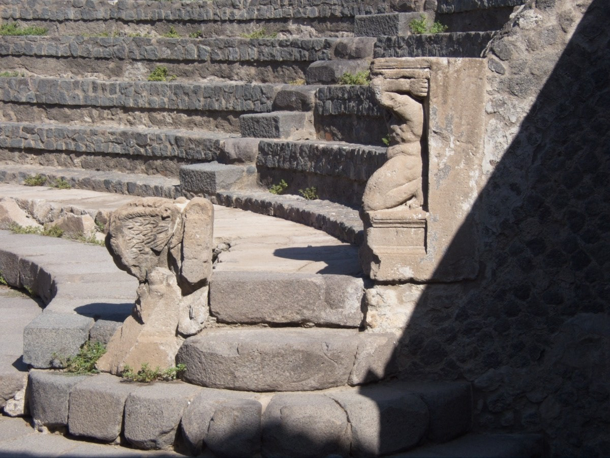 Check out the stonework in this amphitheater 
