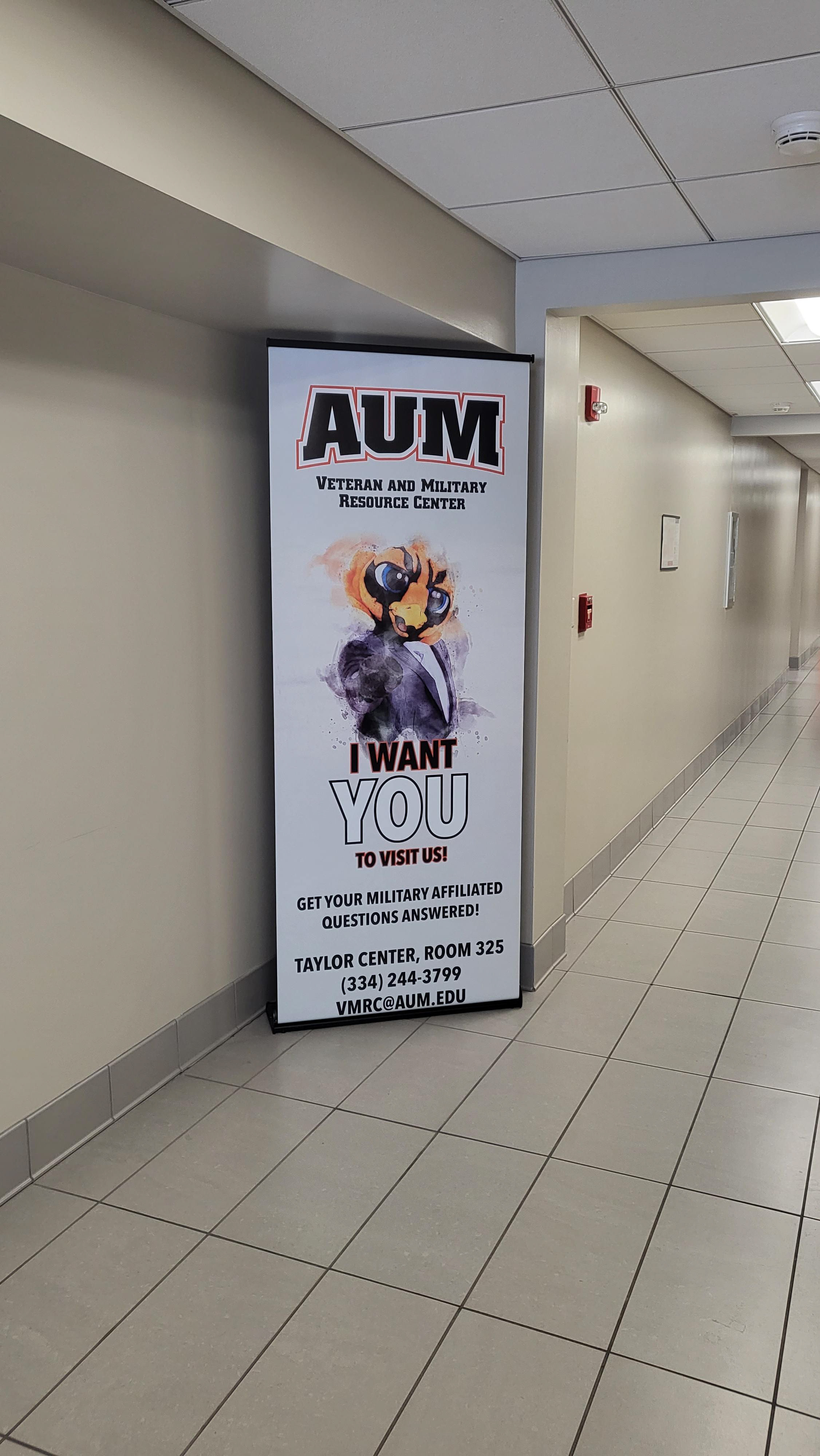 Pop-up Banner for department