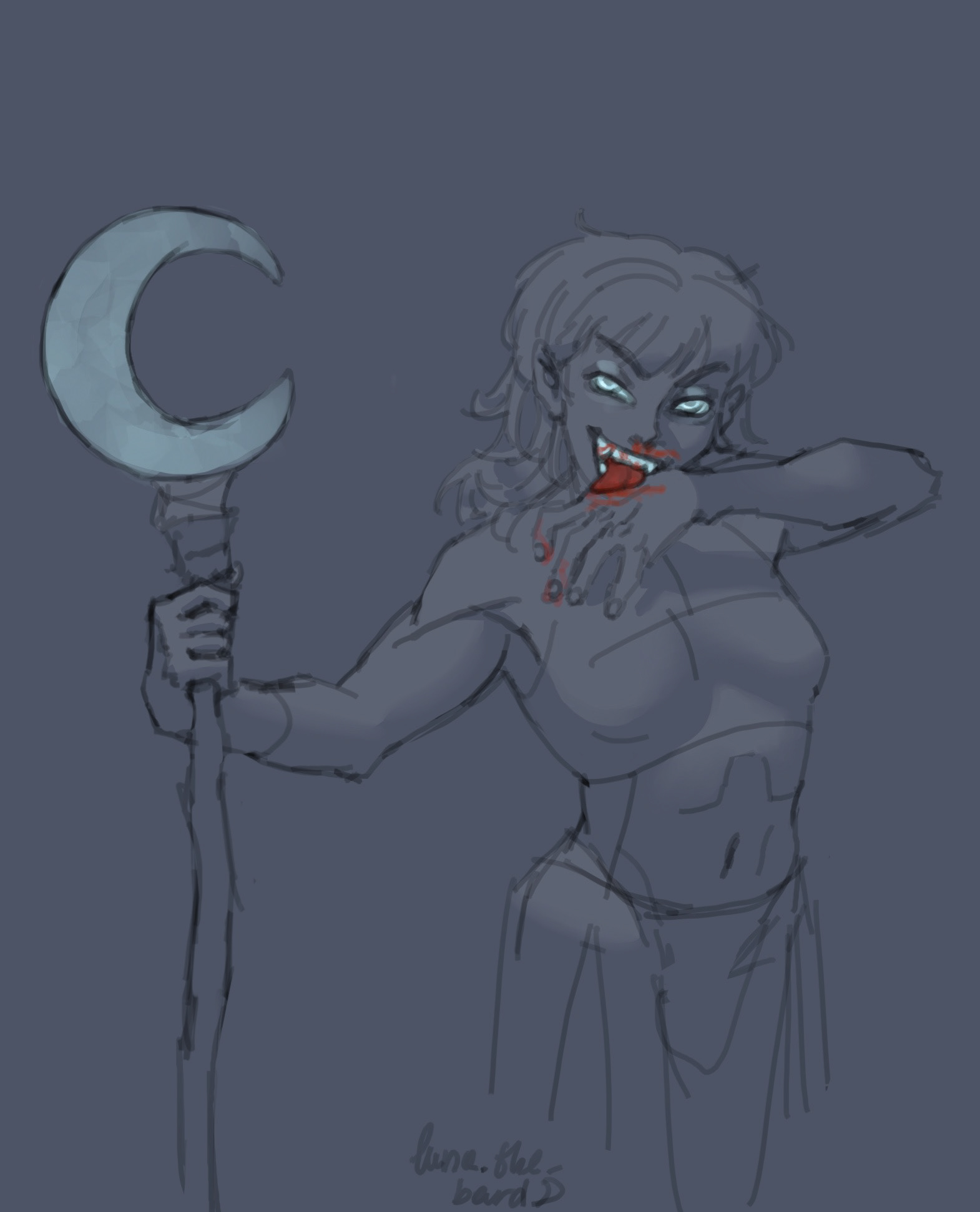 Original character mockups and explorations