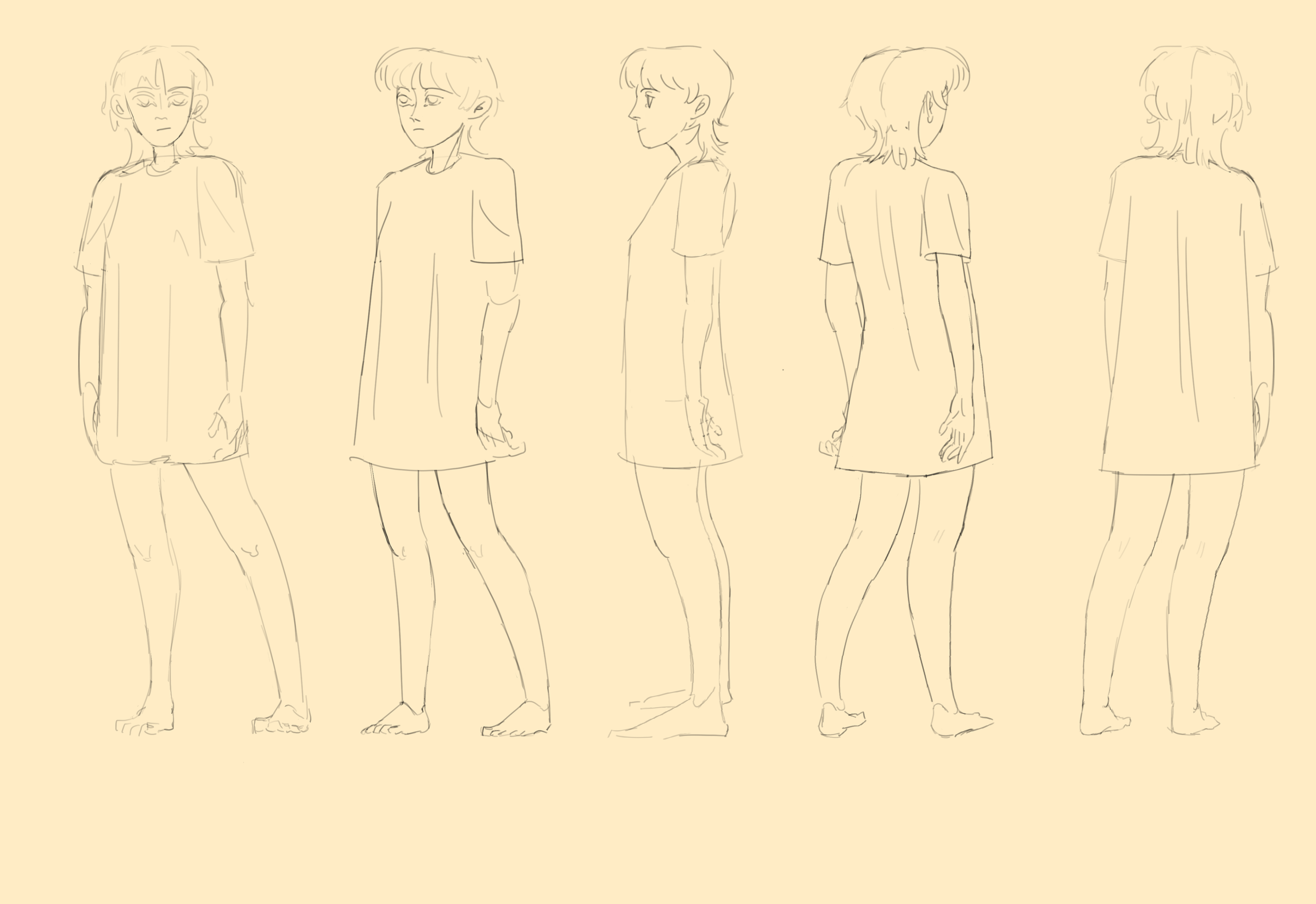 Self-portrait turnaround for Acherontia Atropos, Actias Luna