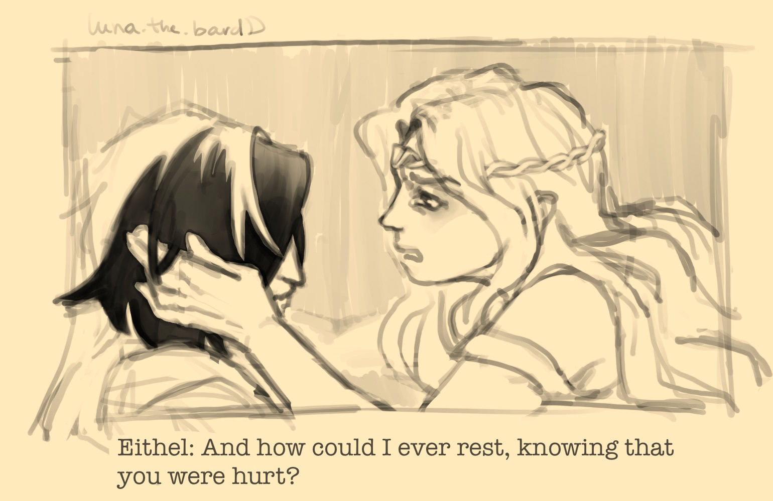 Short mini-board of an emotional moment with Eithel