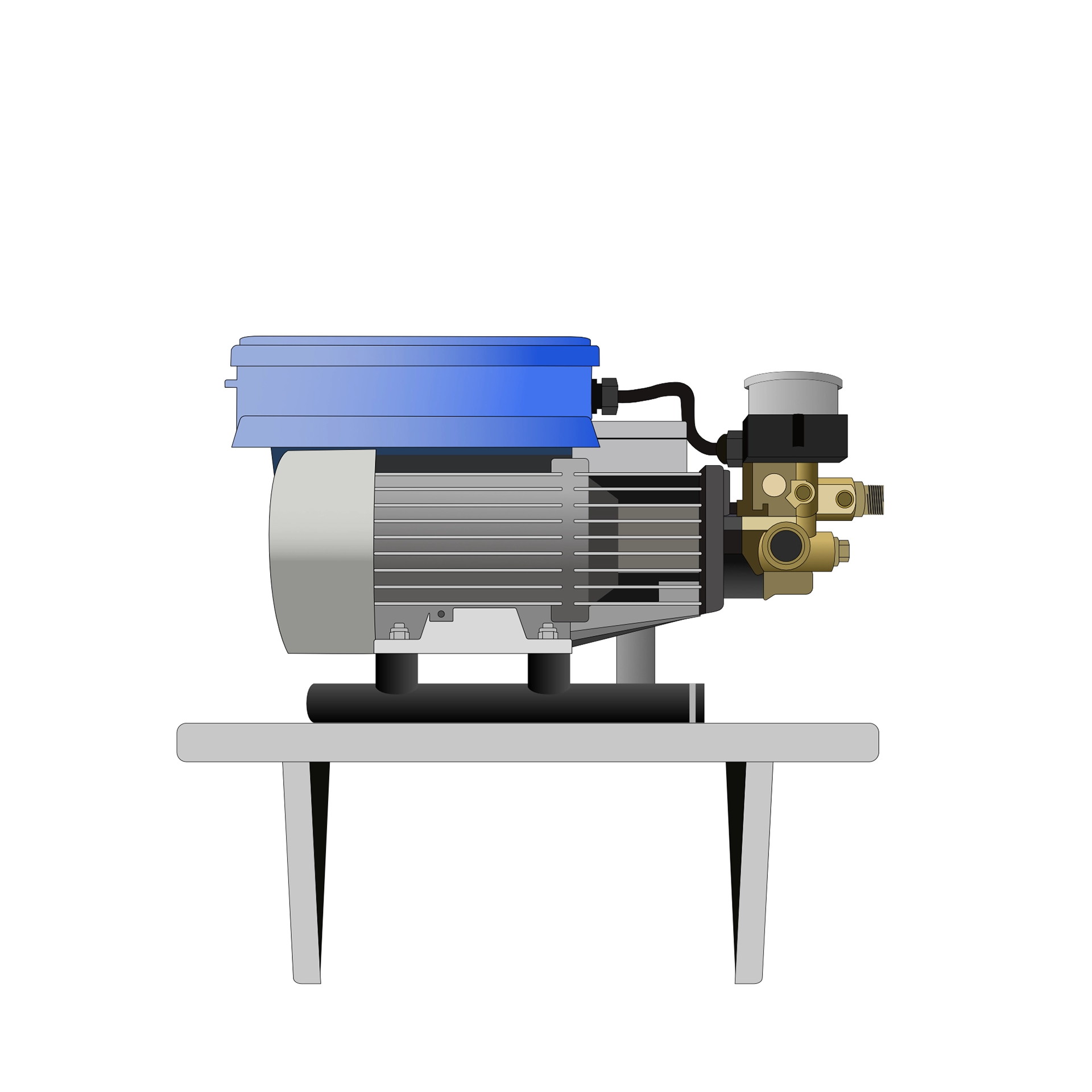 Shelf-mounted Pressure Washer