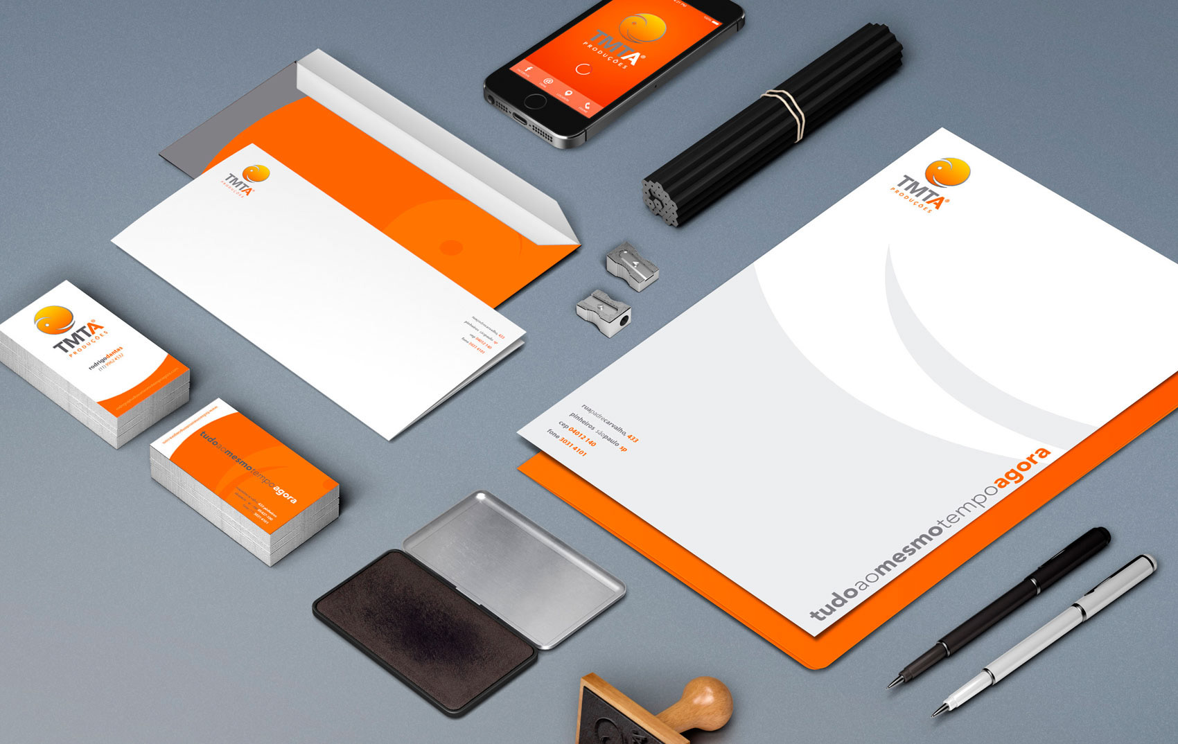identidade visual TMTA producoes