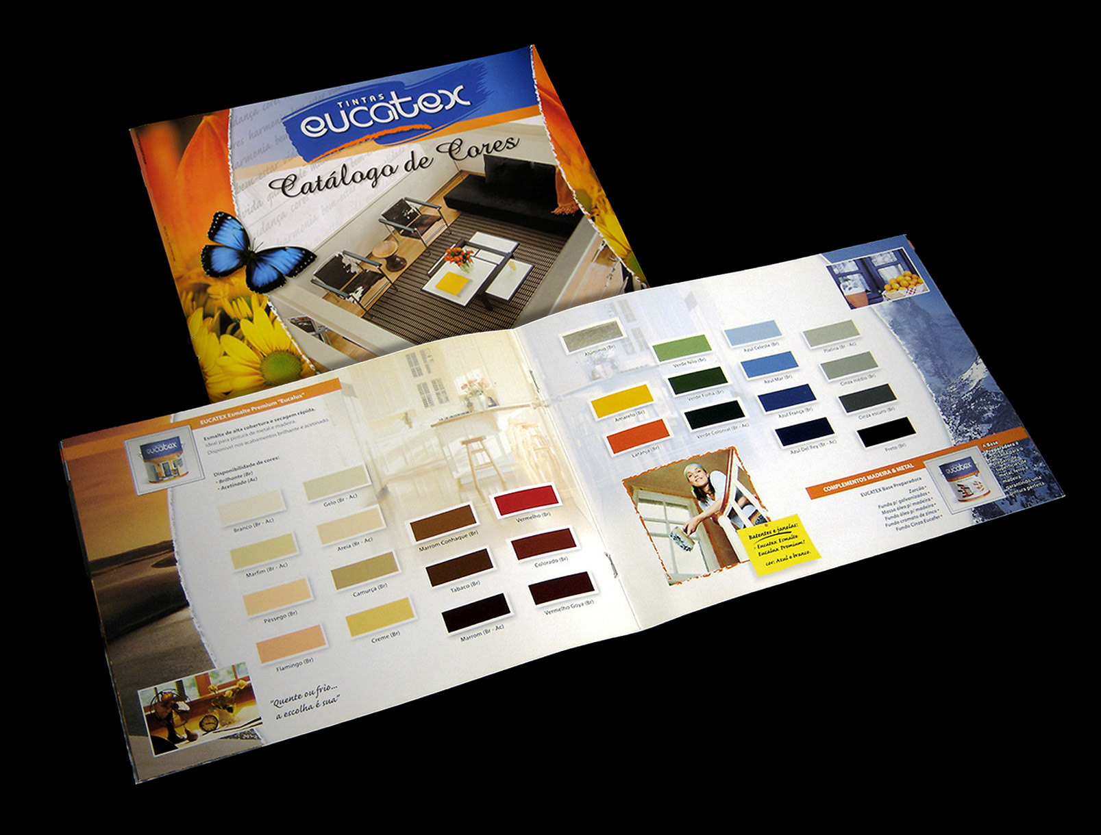 catalogo de cores e produtos Eucatex