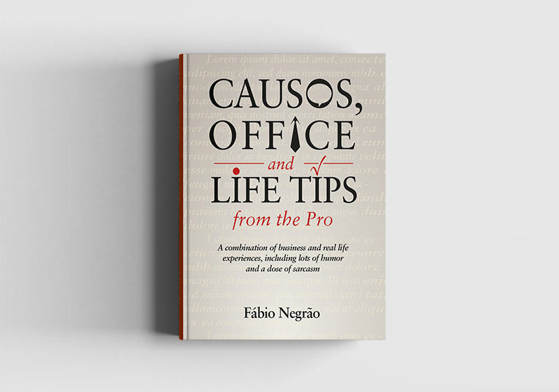 arte para capa de livro Fabio Negrao