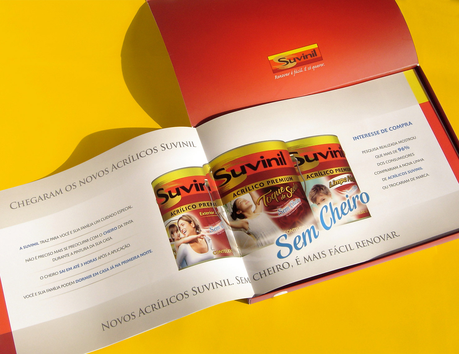 kit promocional de lançamento - Suvinil Sem Cheiro