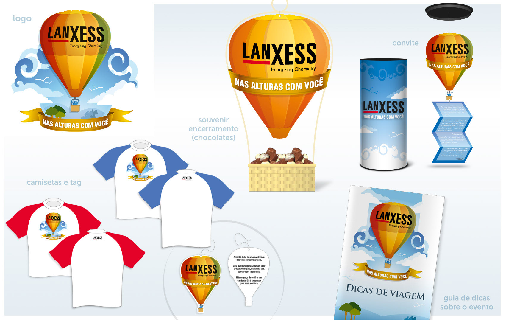 identidade visual para convenção de vendas Lanxess