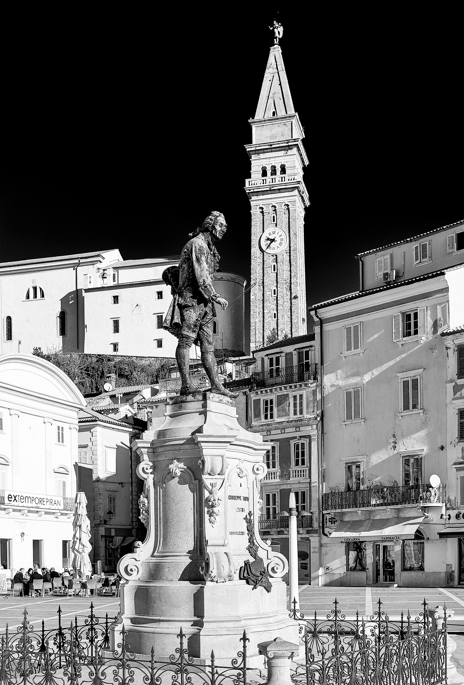 Slovenia - Piran - Giuseppe Tartini statue