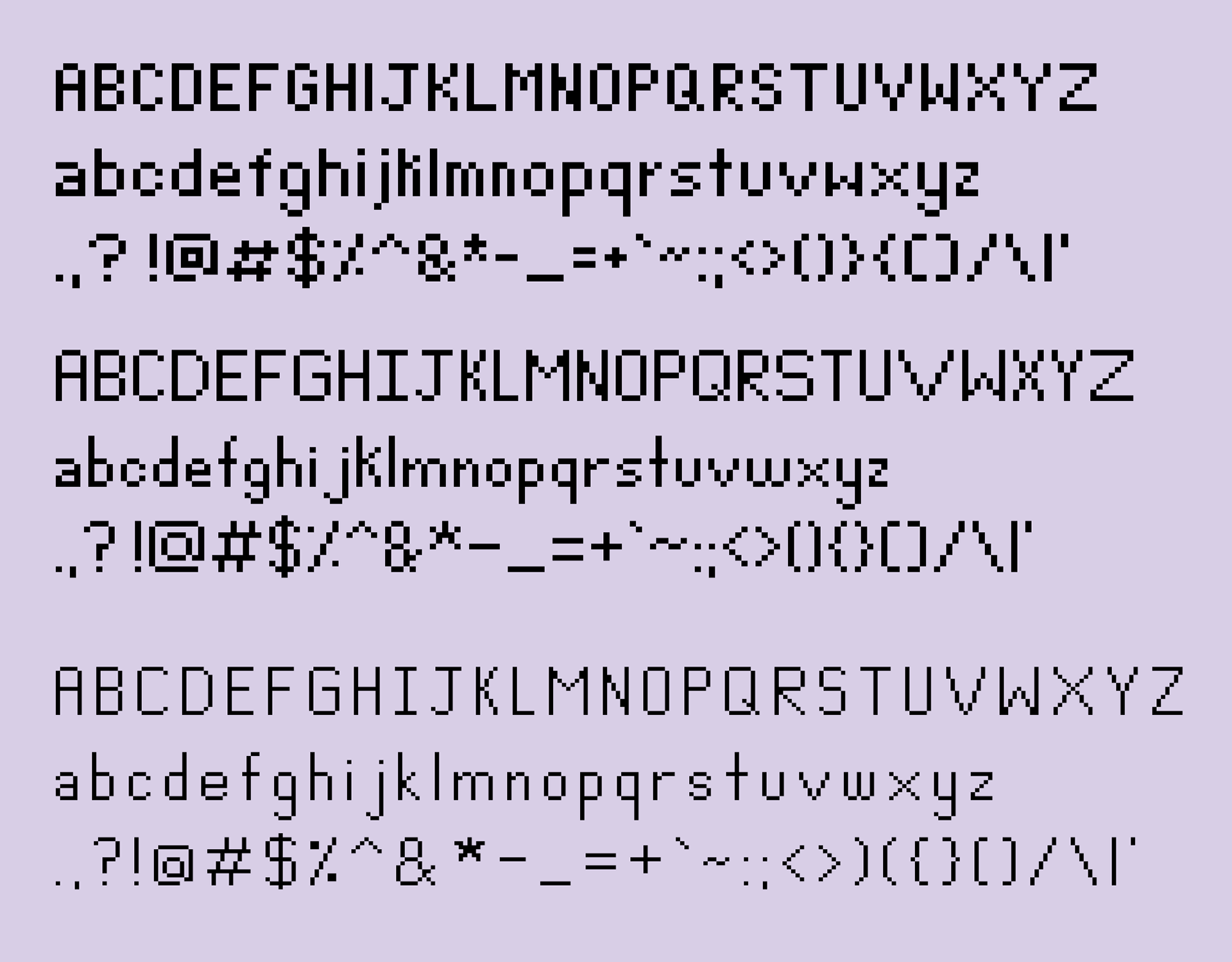 Pixel Fonts | 2023