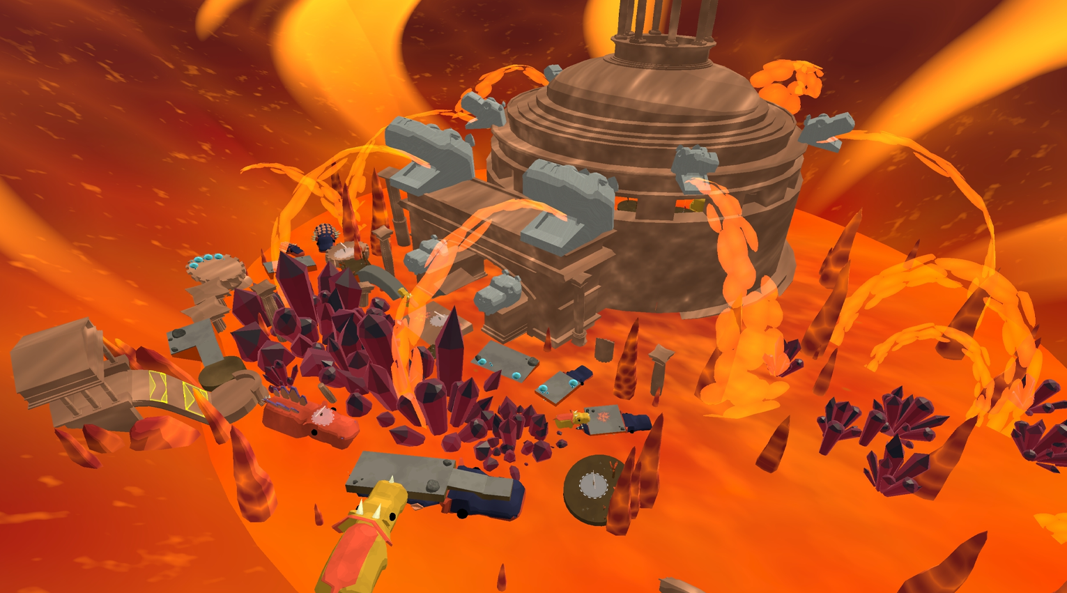 Final, volcano-themed setpiece level