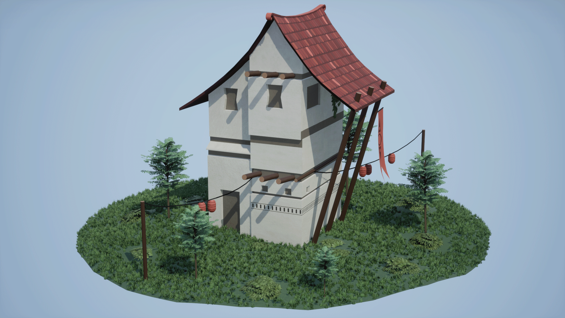 House and Foliage, Maya, 2020