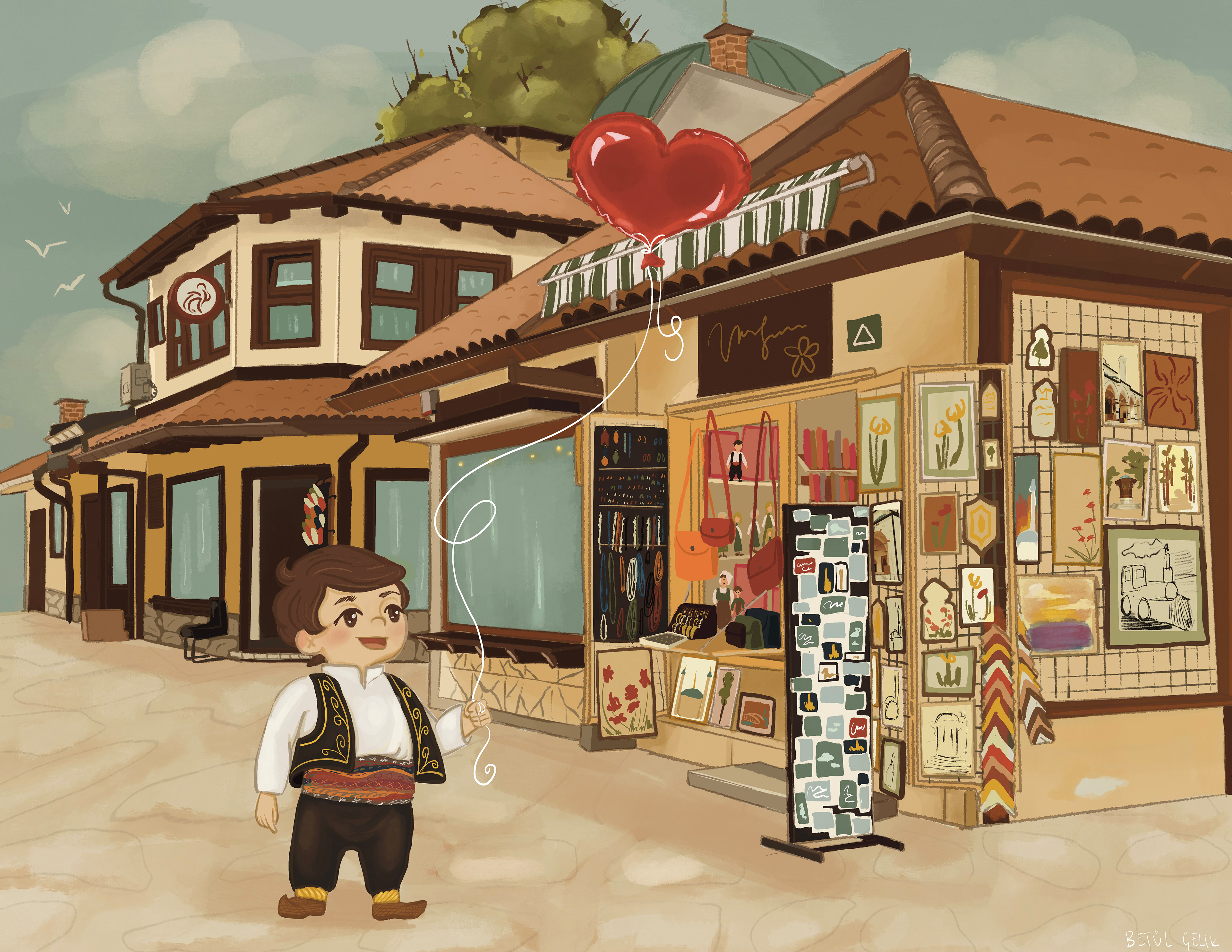 Baby in Sarajevo Market