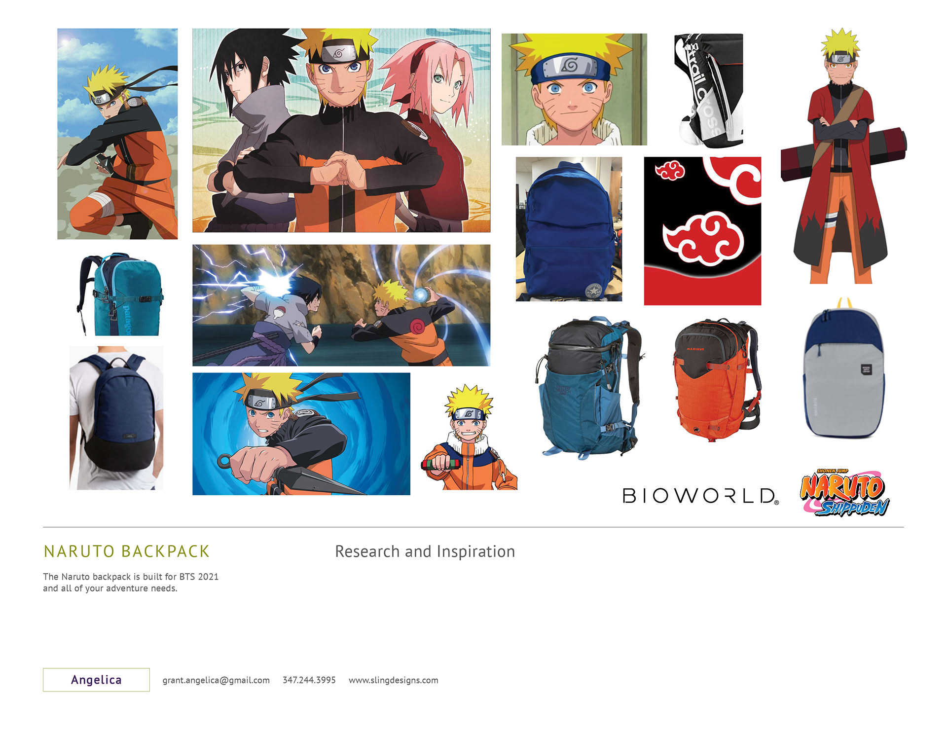 Naruto Shippuden Built-Up Backpack