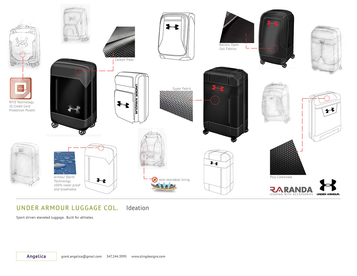 Angelica Grant's Portfolio Under Armour Luggage Col. (Randa)