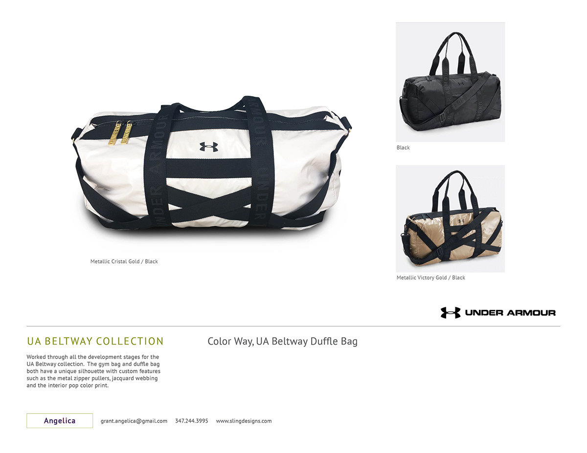 Angelica Grant's Portfolio Under Armour, Beltway Collection