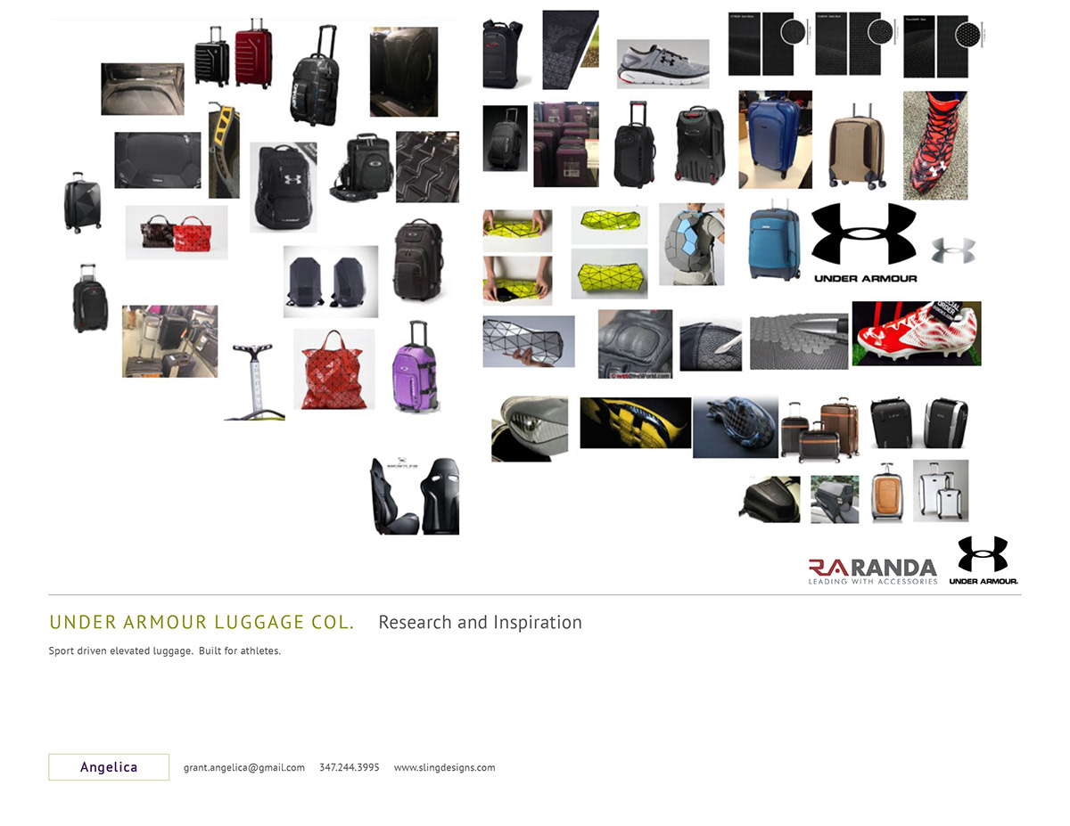 Angelica Grant's Portfolio Under Armour Luggage Col. (Randa)