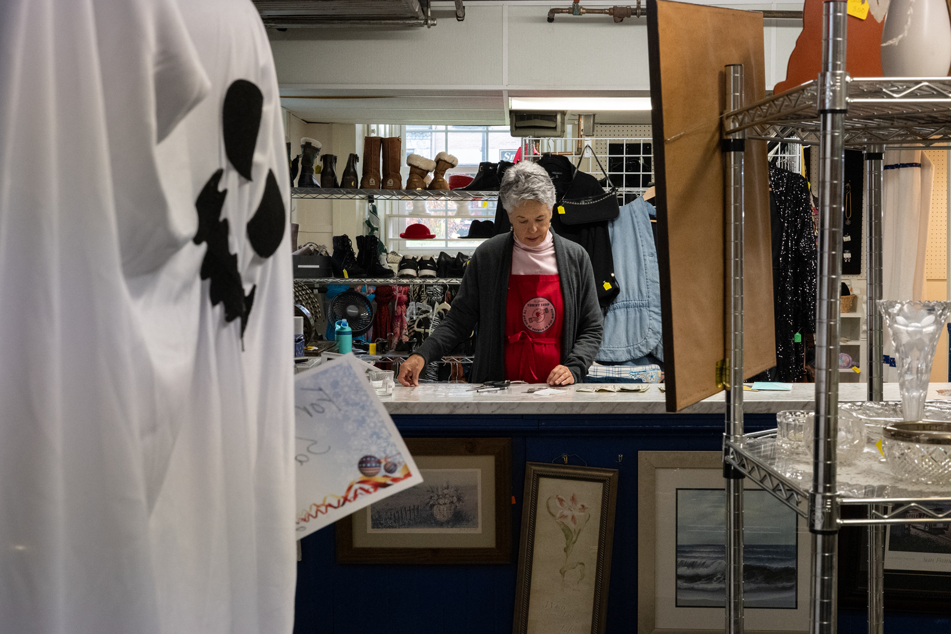 Every dollar earned goes to local and national causes.  In 2024 alone, the store donated over $80,000 dollars in cash around the world.  “I always encourage all of our different volunteers that come in, if you know of anybody or anything that needs support, let us know” - Laura Bigness