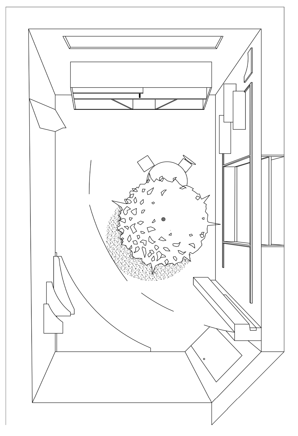 Axonometric plane view of TIA