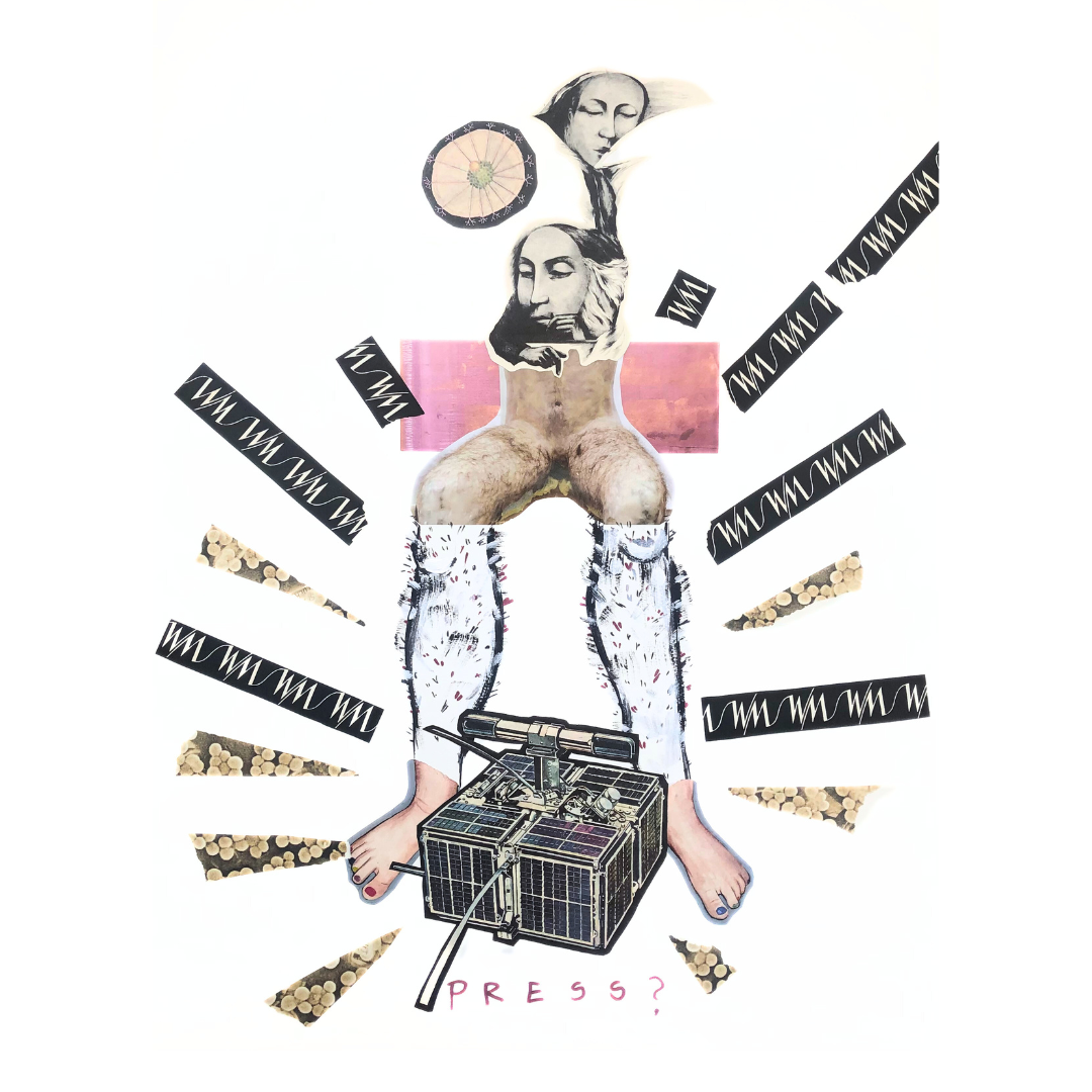 “What's Going on in You?” collage series 84,1 x 59,4 cm 2023