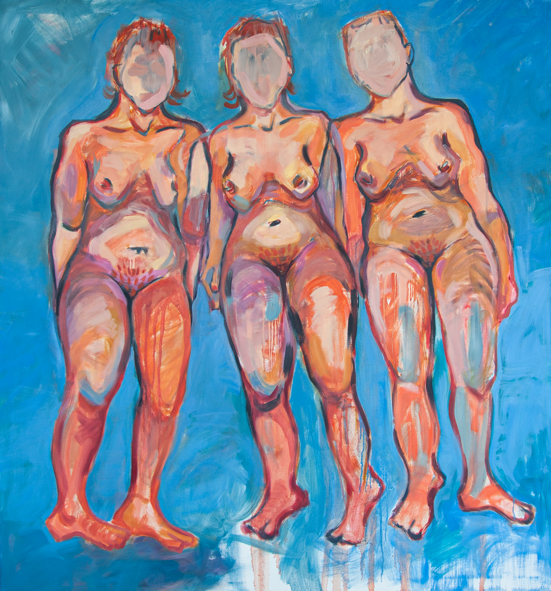  "See You Tomorrow?" painting series "See You Tomorrow" oil and pastels on canvas 150 x 130 cm 2023