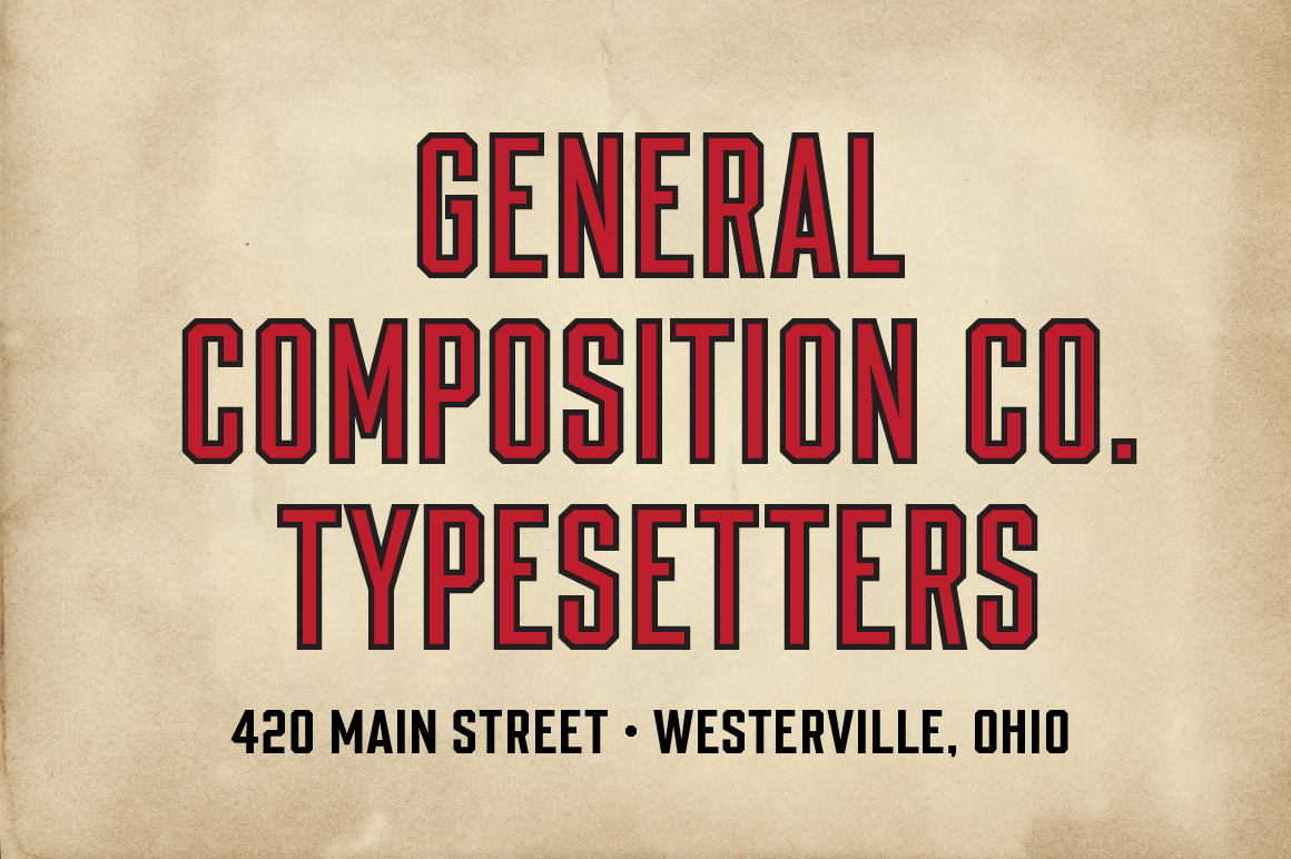 LHF Supply Co — Available at letterheadfonts.com