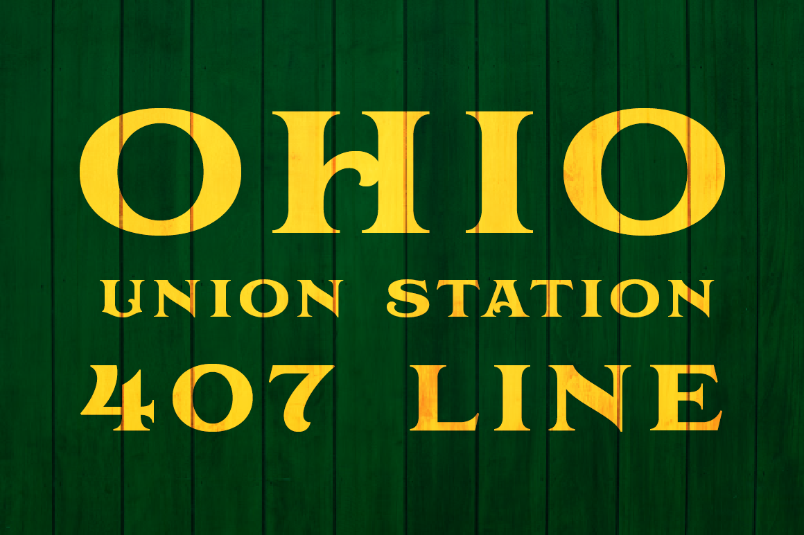 LHF Trolley — Available at letterheadfonts.com