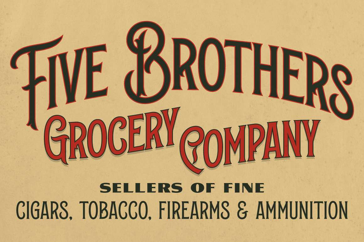 LHF Bluegrass – Available at letterheadfonts.com