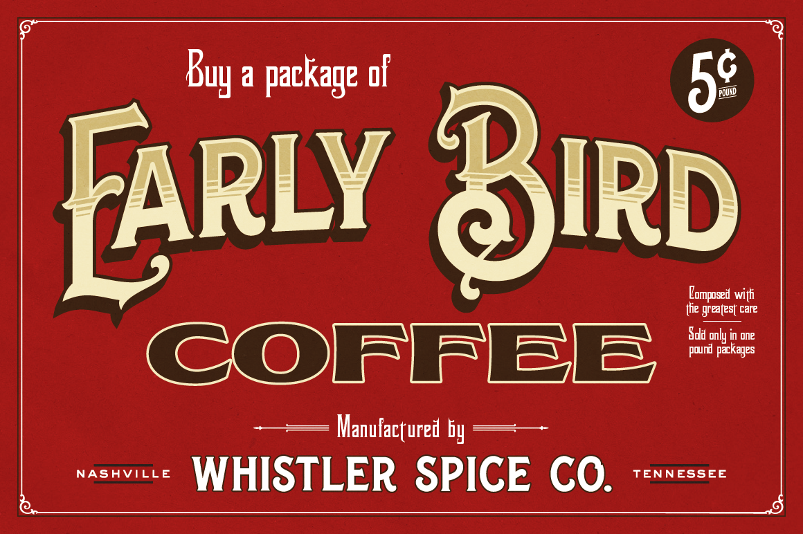 LHF Whistler — Available at letterheadfonts.com