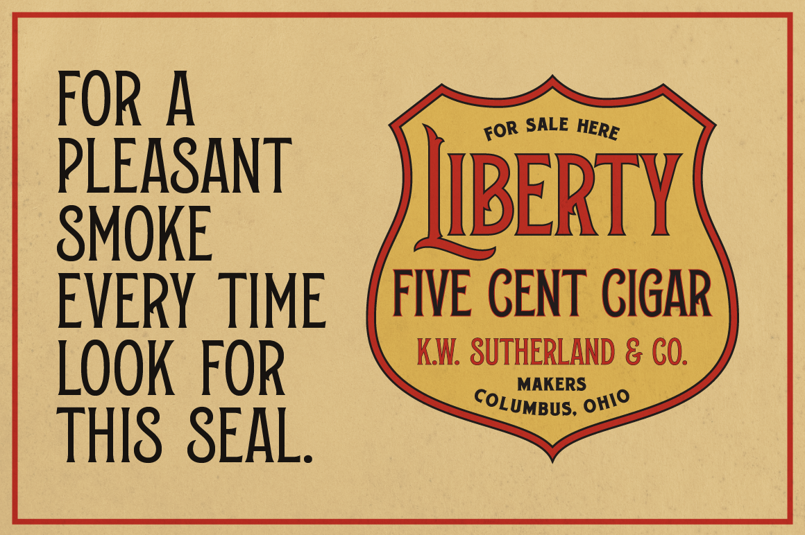 LHF Bluegrass – Available at letterheadfonts.com