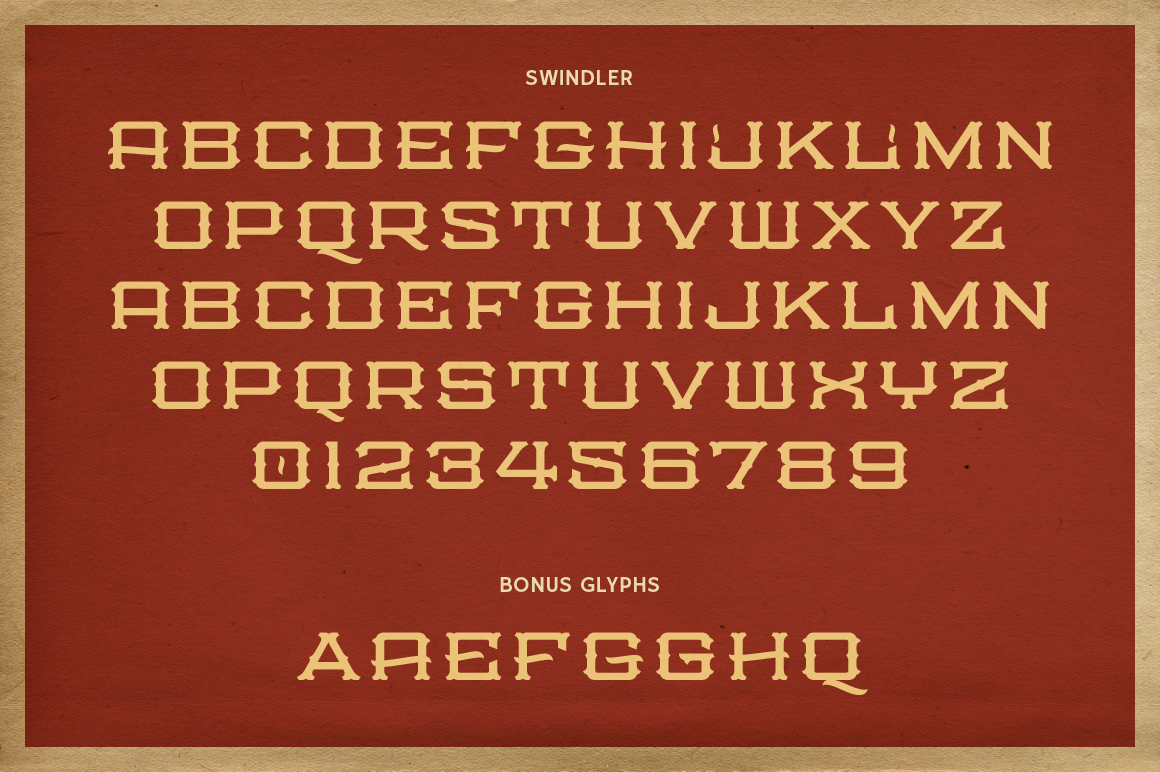 LHF Swindler — Available at letterheadfonts.com