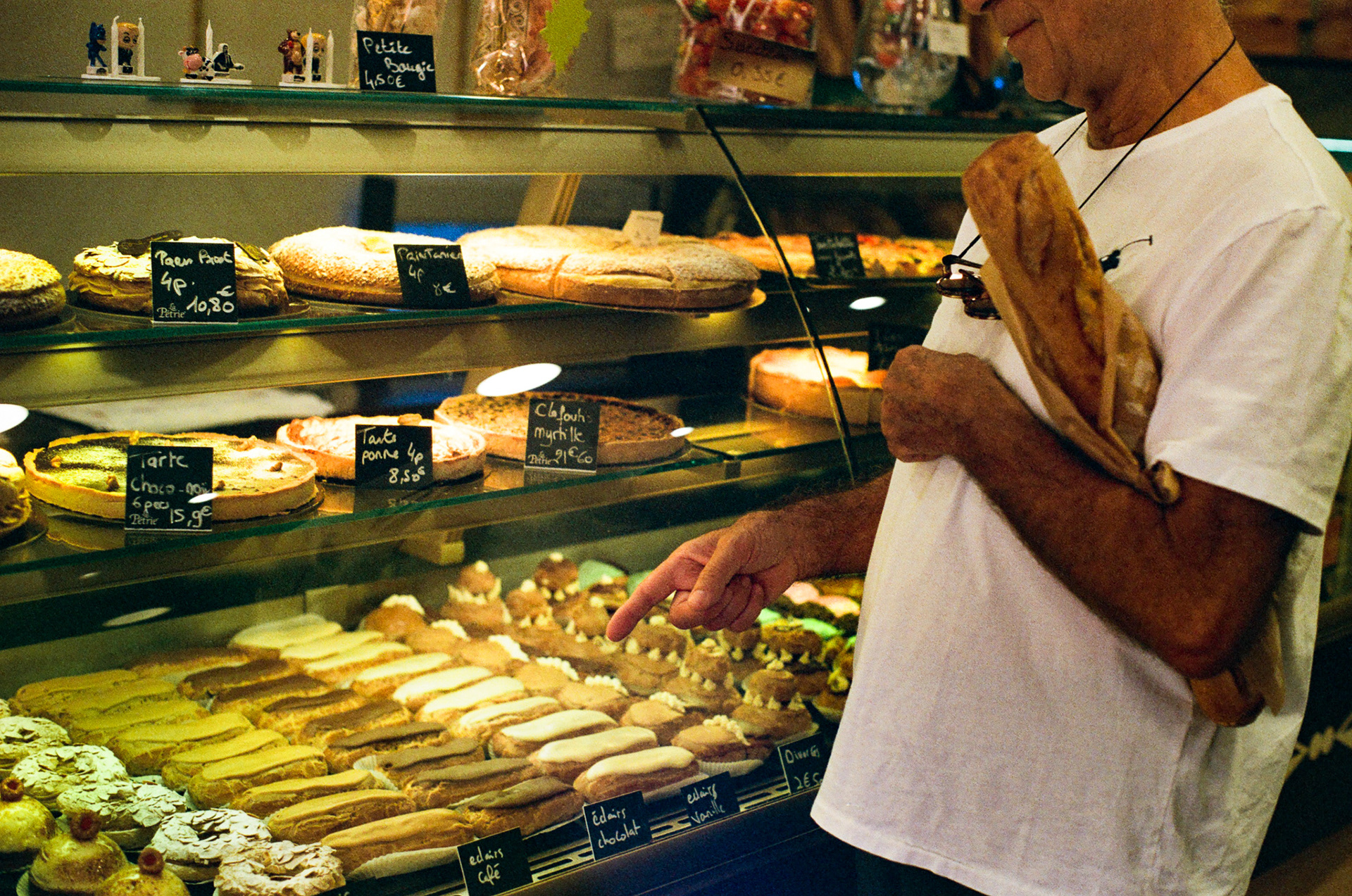 Germán en la panadería